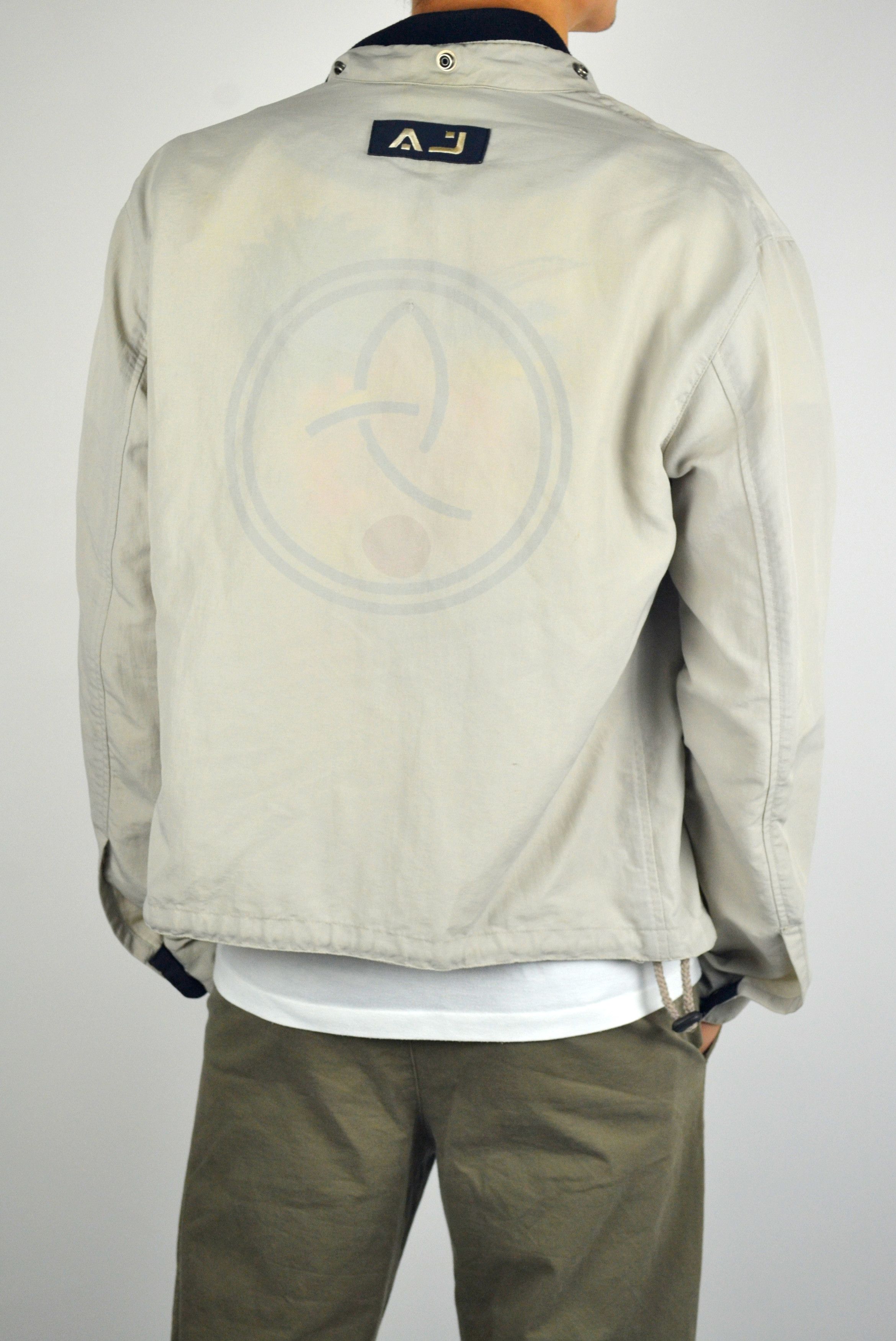 Armani Vintage Armani Jeans Cargo Parachute Aviation Nuylon Jacket Size US M / EU 48-50 / 2 - 3 Thumbnail
