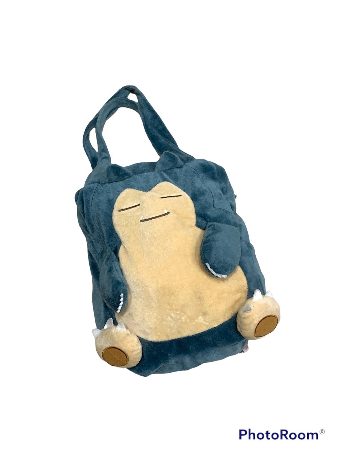 image of Nintendo x Pokemon Kabigon Pokemon Pocket Monster Plush Bagpack in Green, Men's