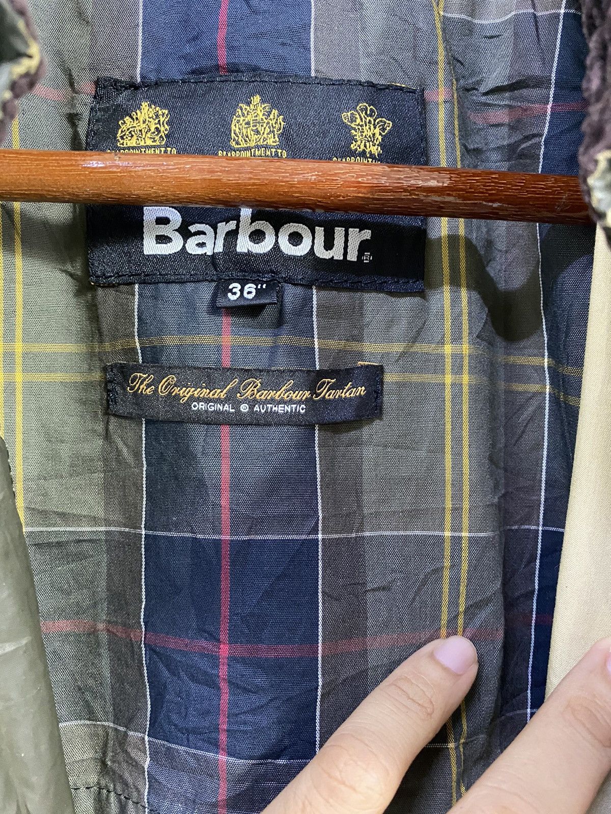 Barbour Barbour Windbreaker Jacket Barbour Tartan Design Waterproof Size US M / EU 48-50 / 2 - 3 Thumbnail