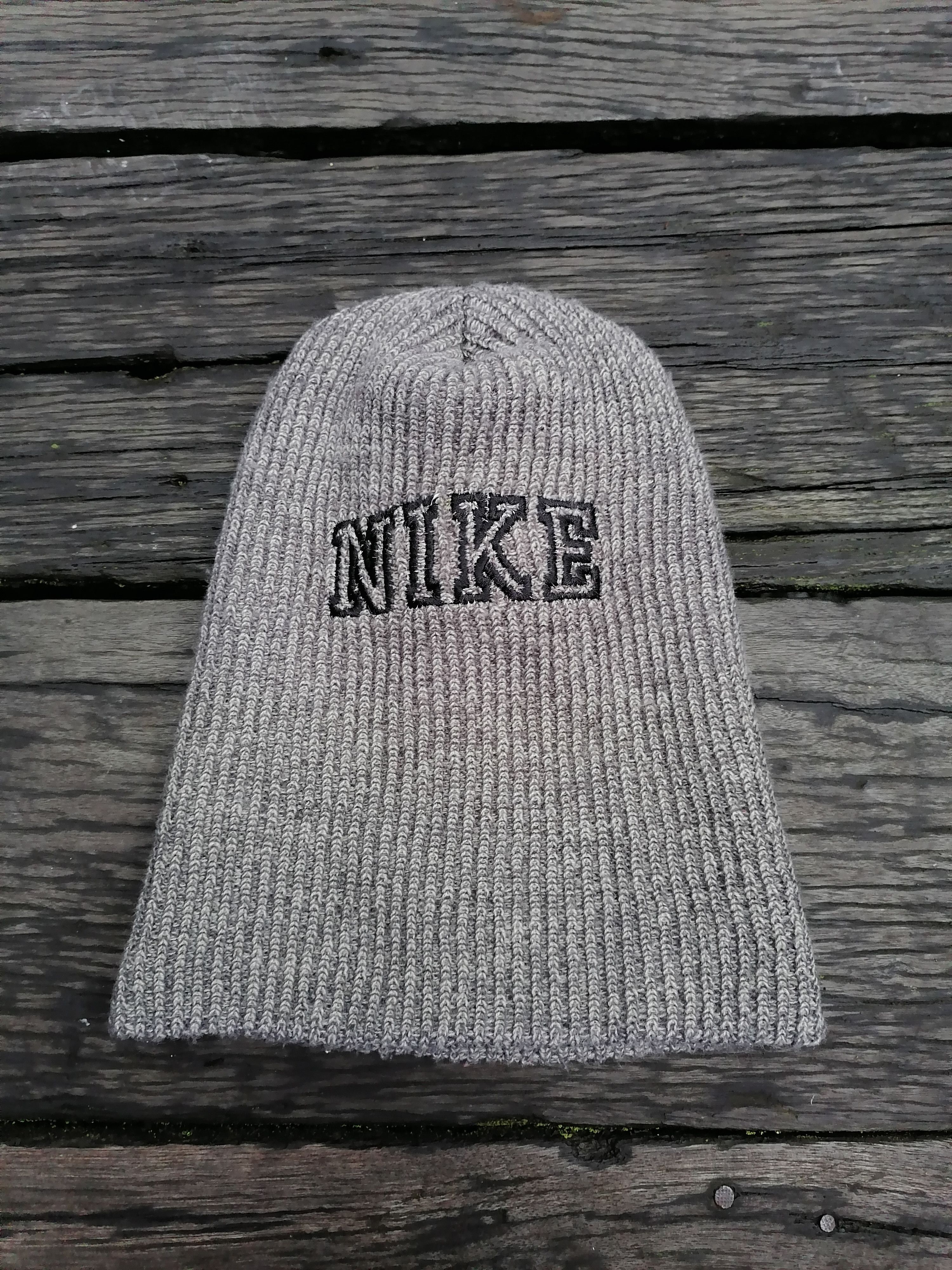Nike × Vintage Vintage Nike Embroidered Beanie Hats Size ONE SIZE - 1 Thumbnail