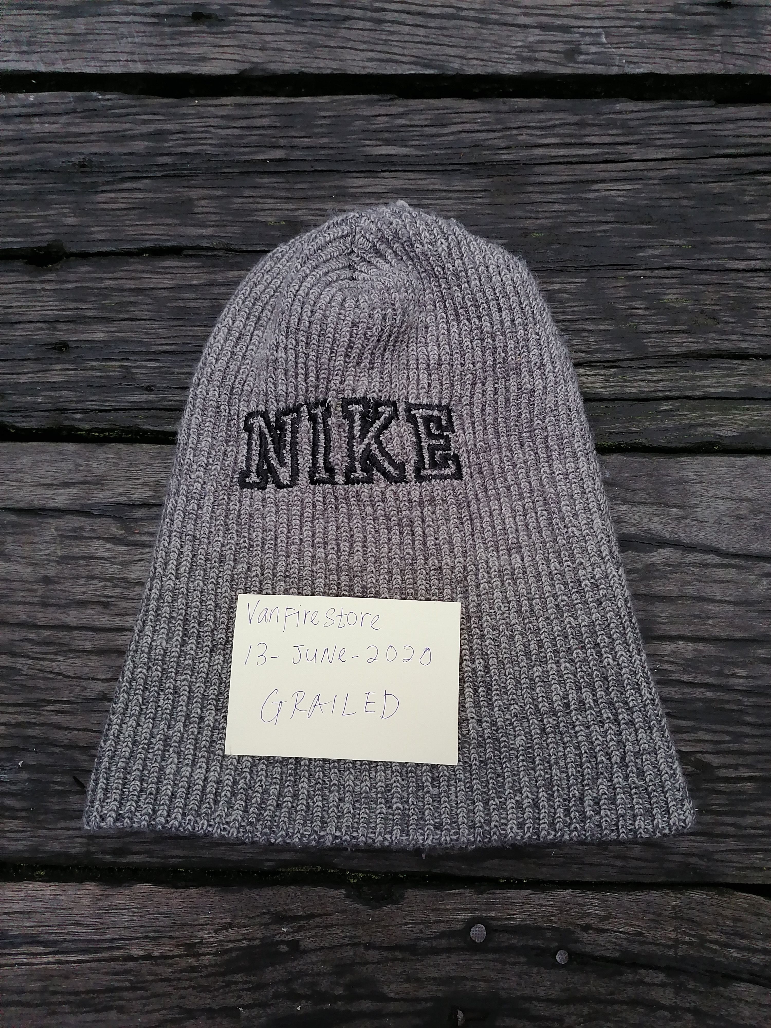 Nike × Vintage Vintage Nike Embroidered Beanie Hats Size ONE SIZE - 3 Thumbnail