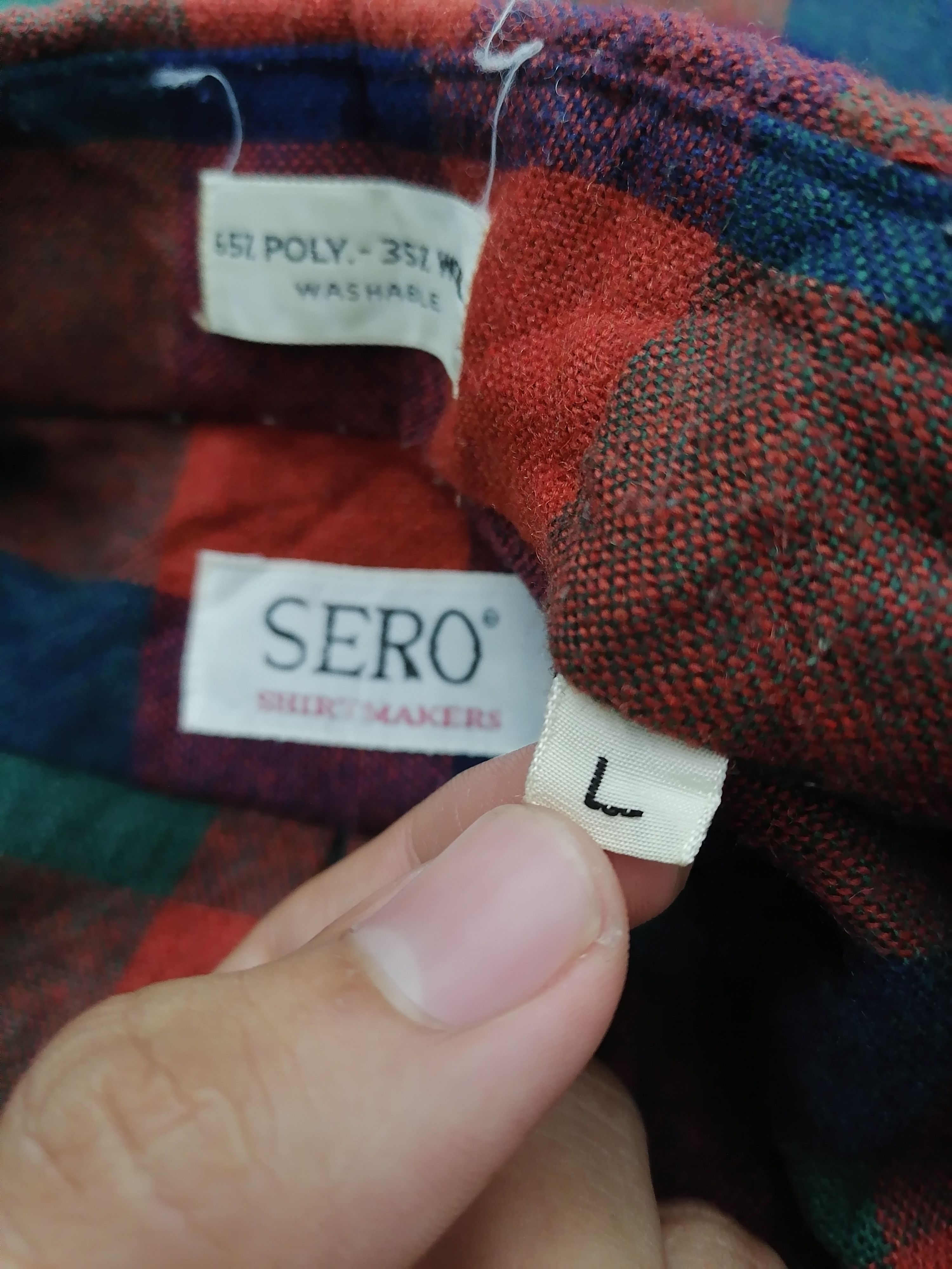 Vintage Sero Shirtmakers Box Button-Downs Longsleeve Size US L / EU 52-54 / 3 - 4 Thumbnail