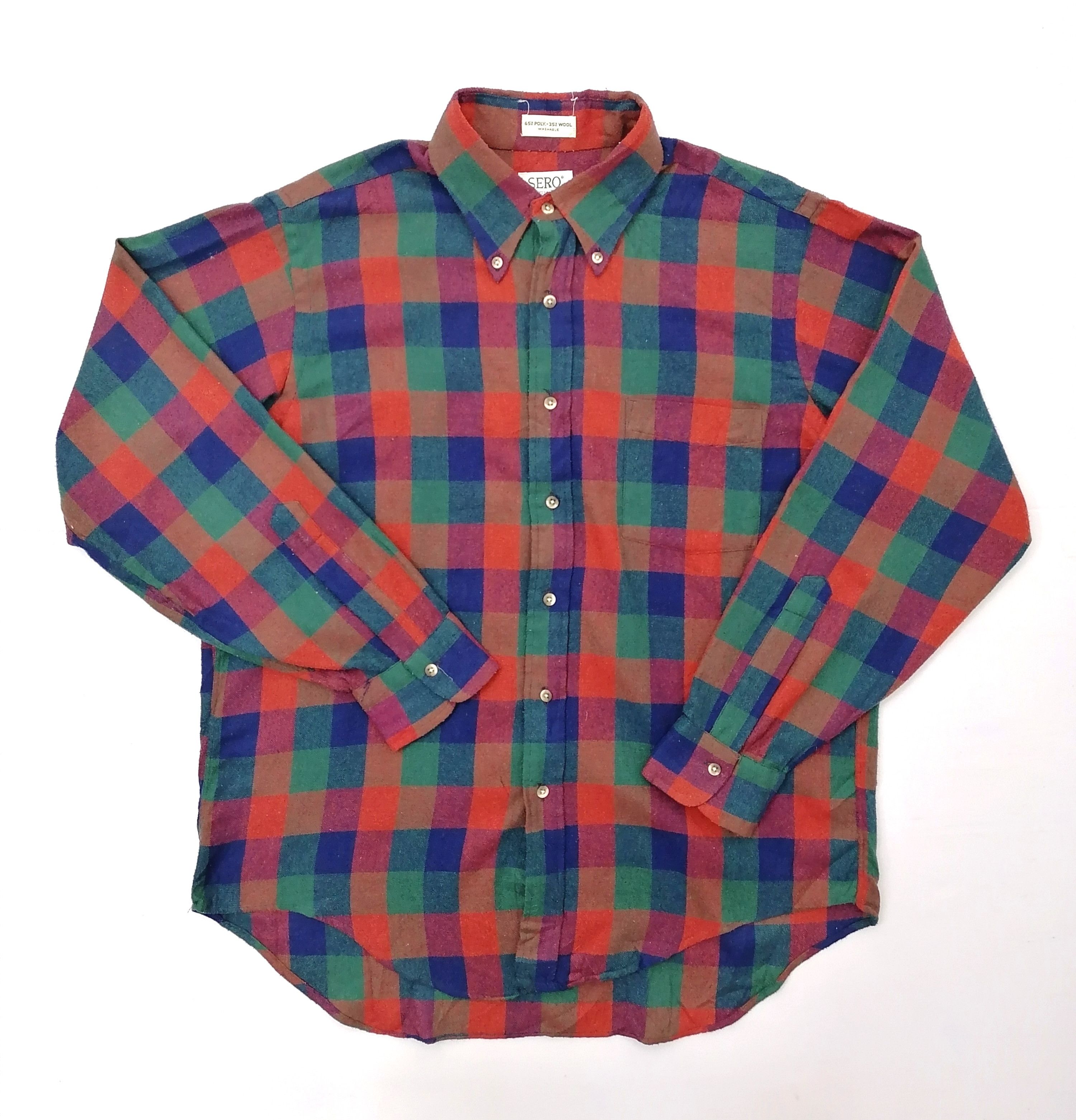 Vintage Sero Shirtmakers Box Button-Downs Longsleeve Size US L / EU 52-54 / 3 - 1 Thumbnail