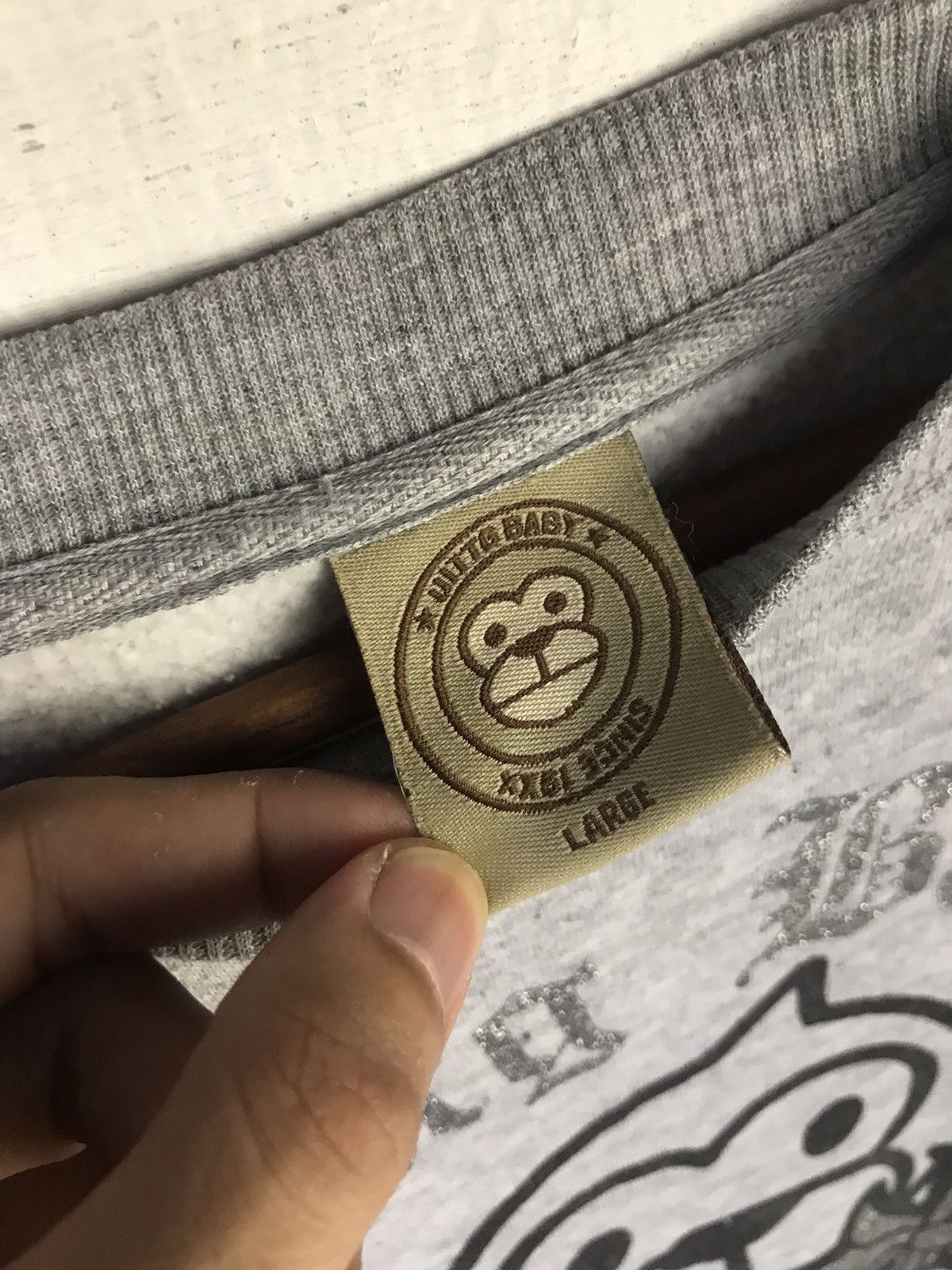 Japanese Brand Uittg Baby Chrome Hearts Parody Sweatshirt Size US L / EU 52-54 / 3 - 6 Thumbnail