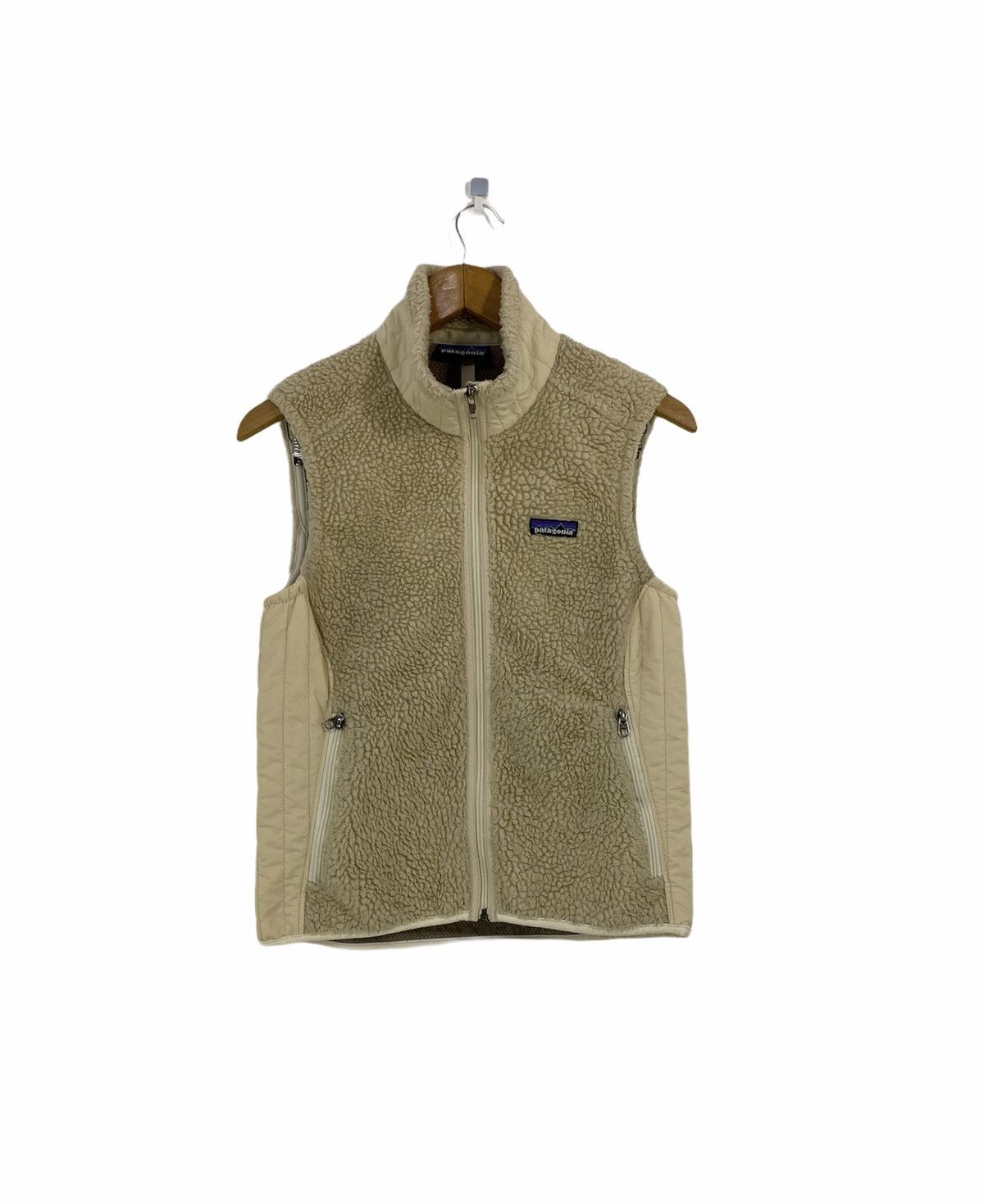 Patagonia Vintage 90’s Retro Sherpa Fleece Vest Double Pocket Design Size US S / EU 44-46 / 1 - 1 Thumbnail