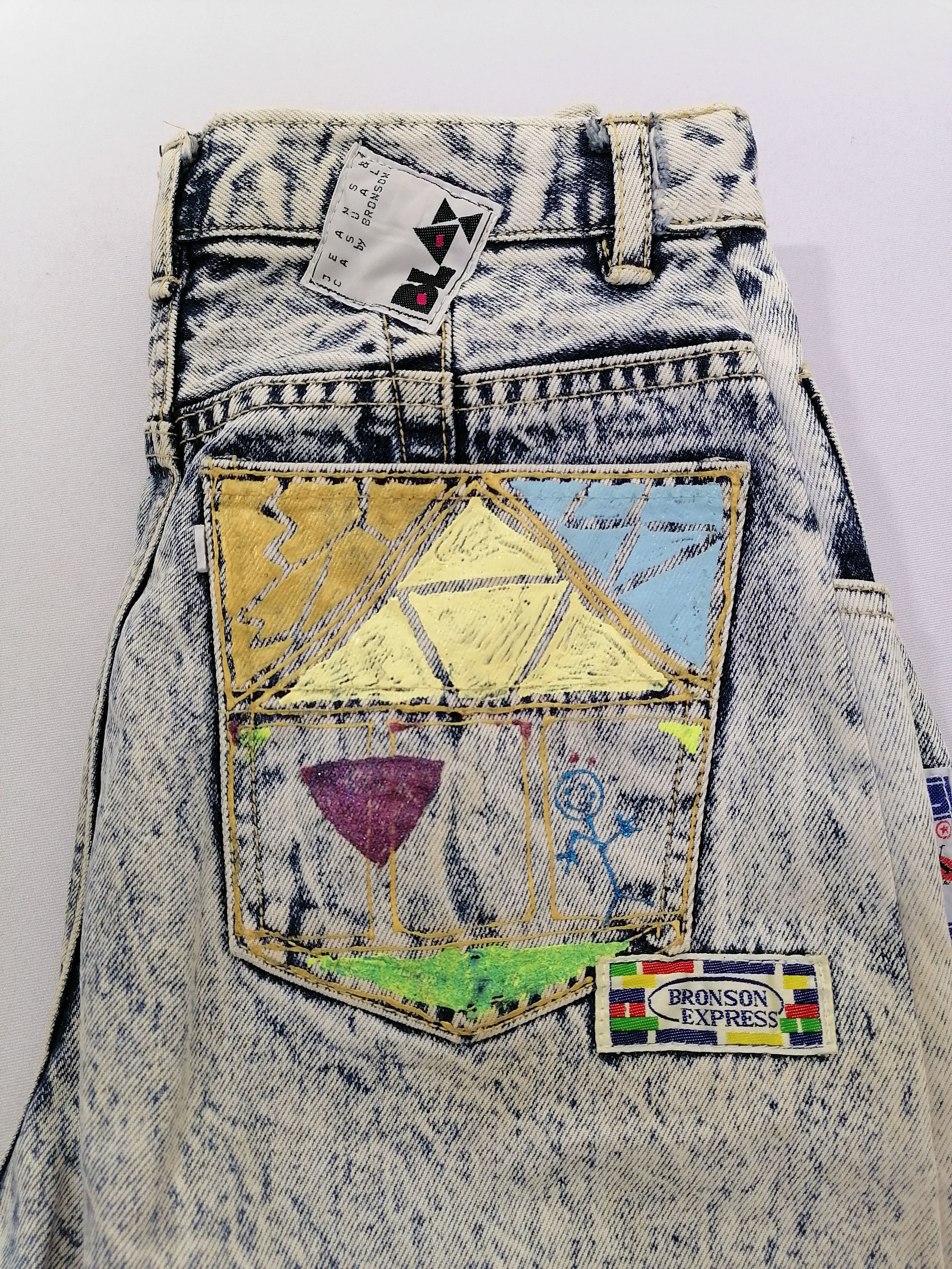 Other Bronson Acid Wash Denim Jeans Size US 26 / EU 42 - 6 Thumbnail