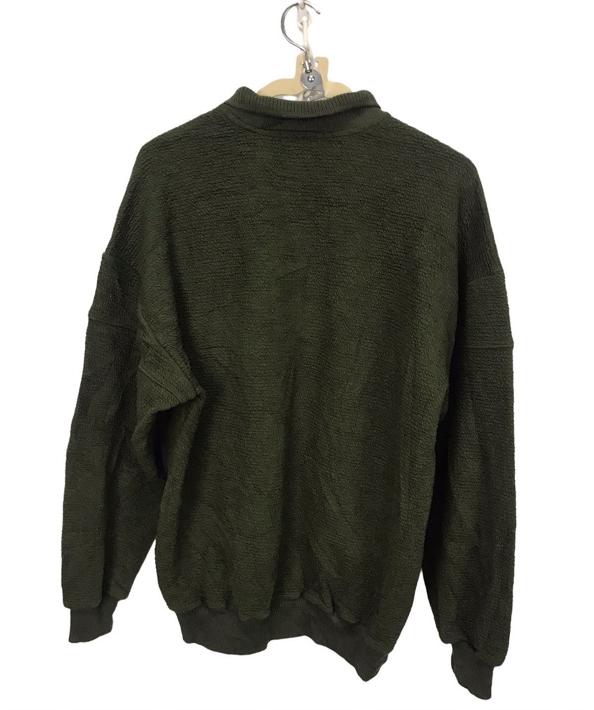Japanese Brand × Vintage Vintage sweatshirt half button single pocket by sportivo Size US M / EU 48-50 / 2 - 2 Thumbnail