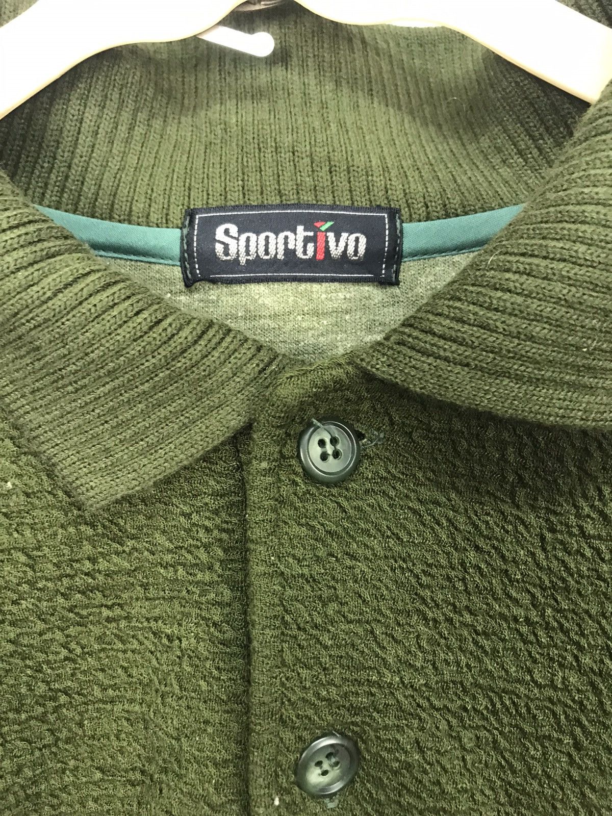 Japanese Brand × Vintage Vintage sweatshirt half button single pocket by sportivo Size US M / EU 48-50 / 2 - 4 Thumbnail