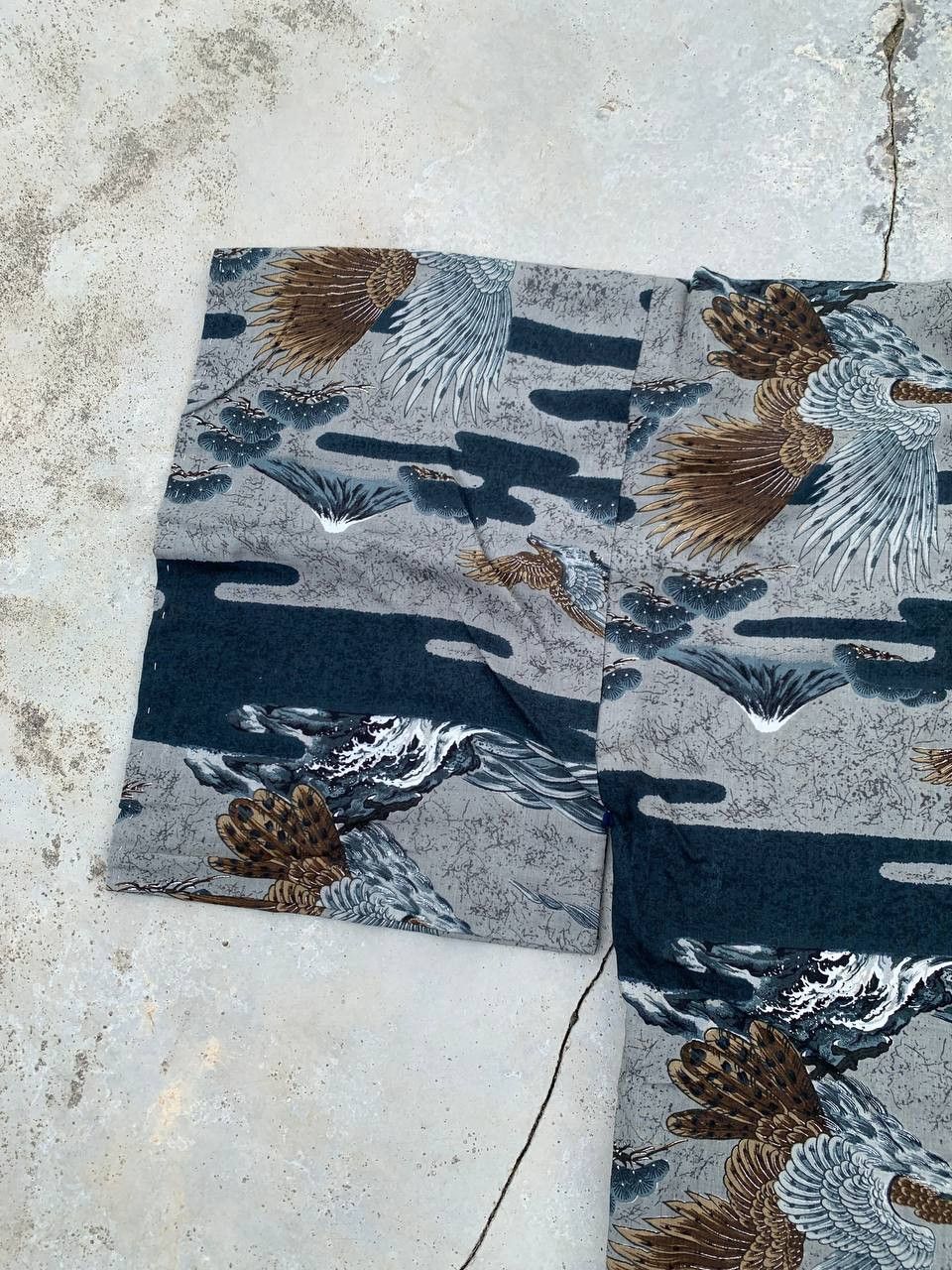 Japanese Brand Vintage Long Kimono Full Print Japanese Traditional Style Size US L / EU 52-54 / 3 - 3 Thumbnail