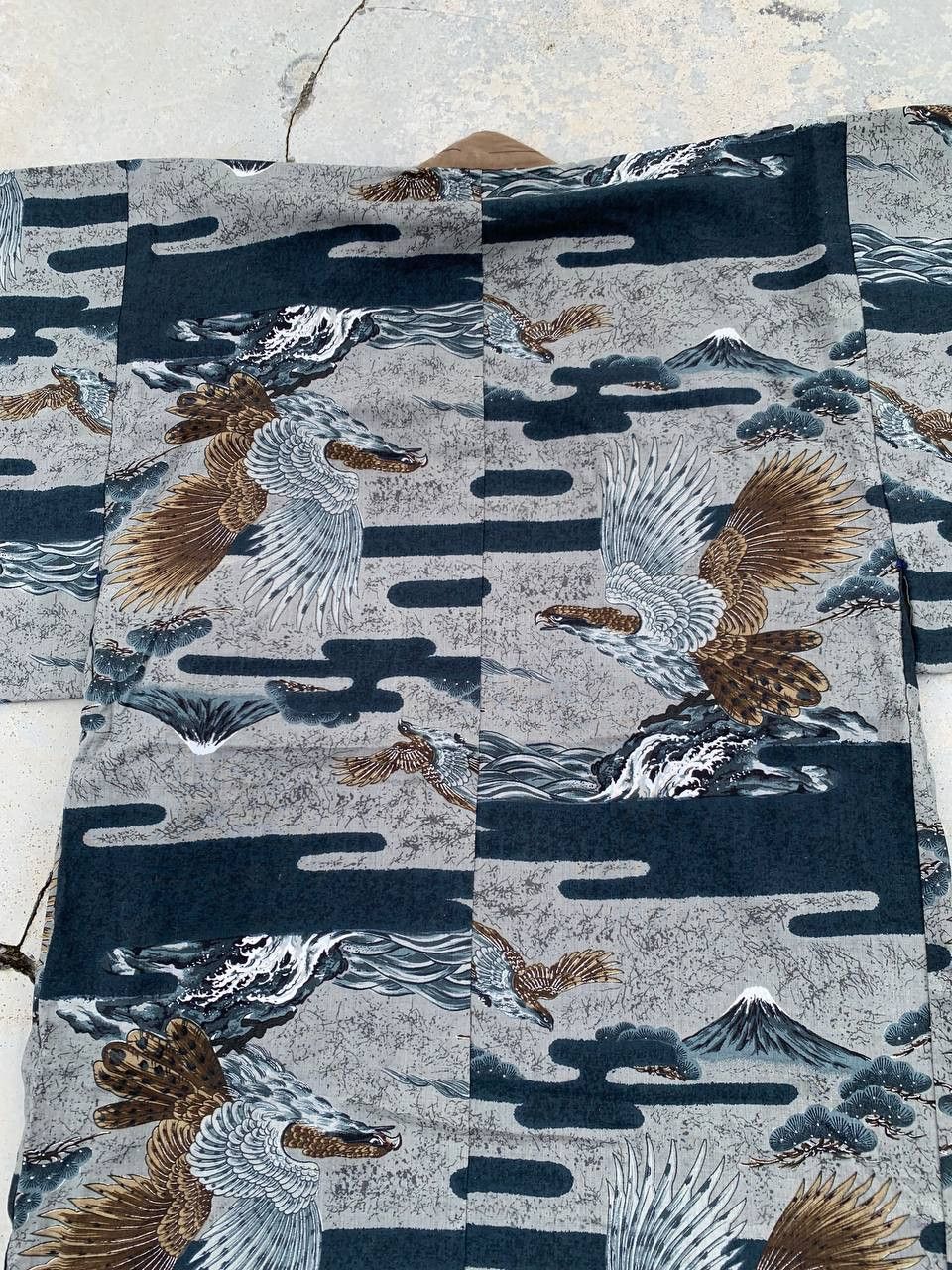 Japanese Brand Vintage Long Kimono Full Print Japanese Traditional Style Size US L / EU 52-54 / 3 - 7 Thumbnail
