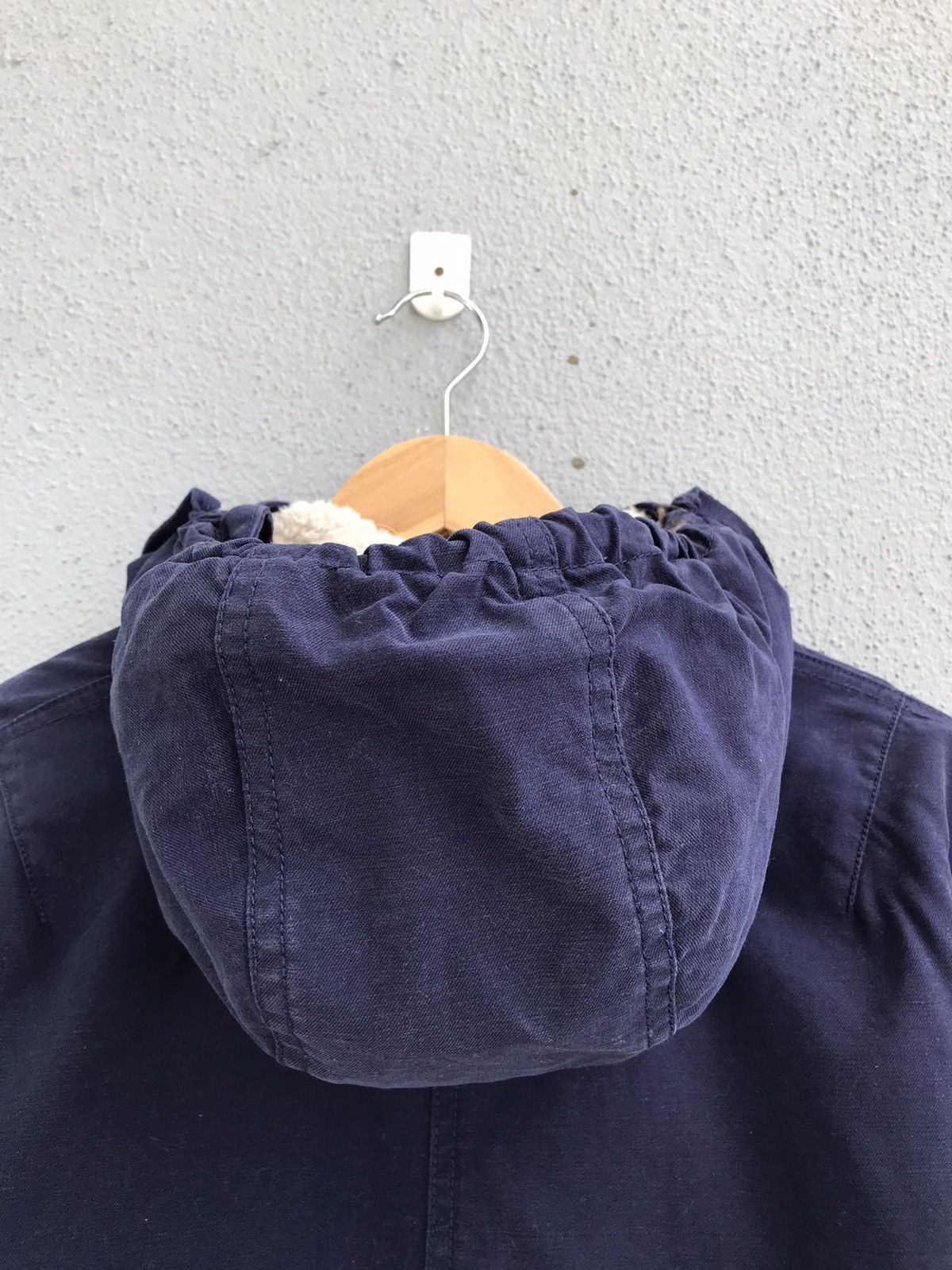 Japanese Brand Urban Research Japan Navy Blue Parka Jacket Fur Hoodie Size US S / EU 44-46 / 1 - 6 Thumbnail