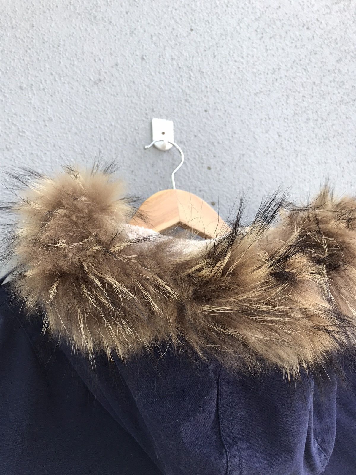 Japanese Brand Urban Research Japan Navy Blue Parka Jacket Fur Hoodie Size US S / EU 44-46 / 1 - 3 Thumbnail