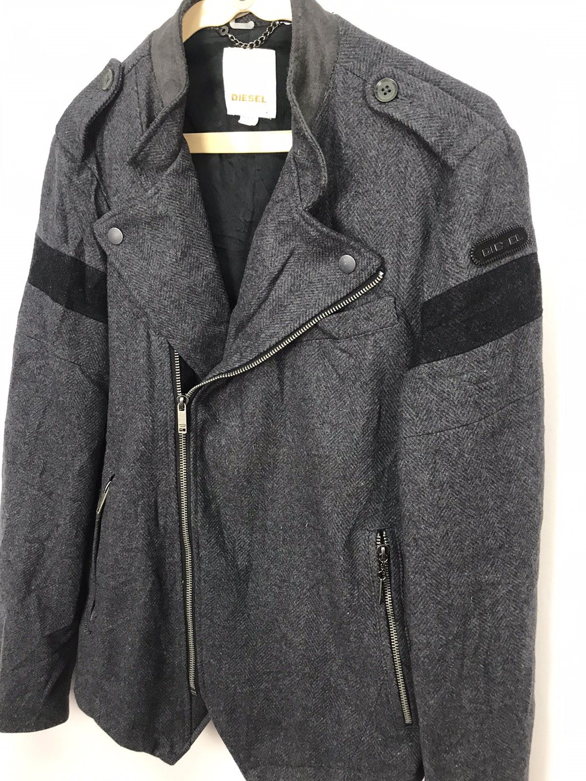 Diesel Diesel double collar wool zipper jacket Size US S / EU 44-46 / 1 - 3 Thumbnail