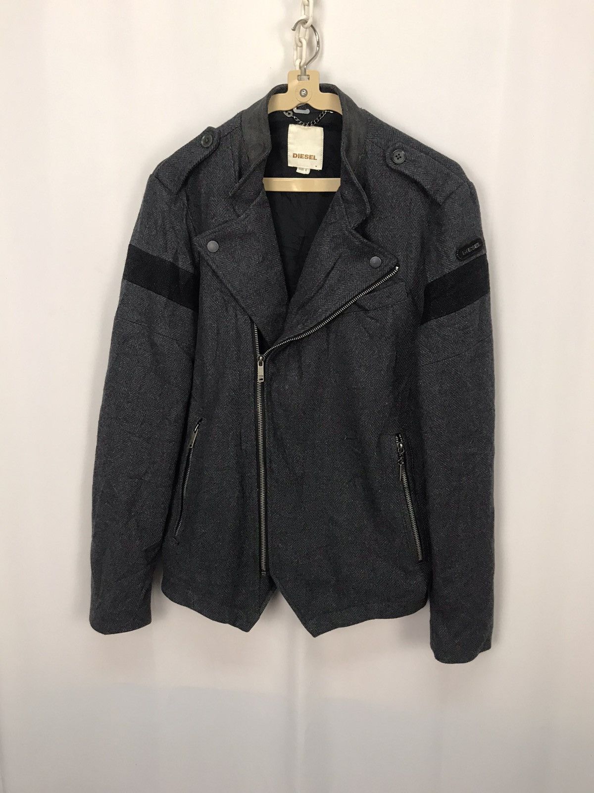 Diesel Diesel double collar wool zipper jacket Size US S / EU 44-46 / 1 - 8 Thumbnail