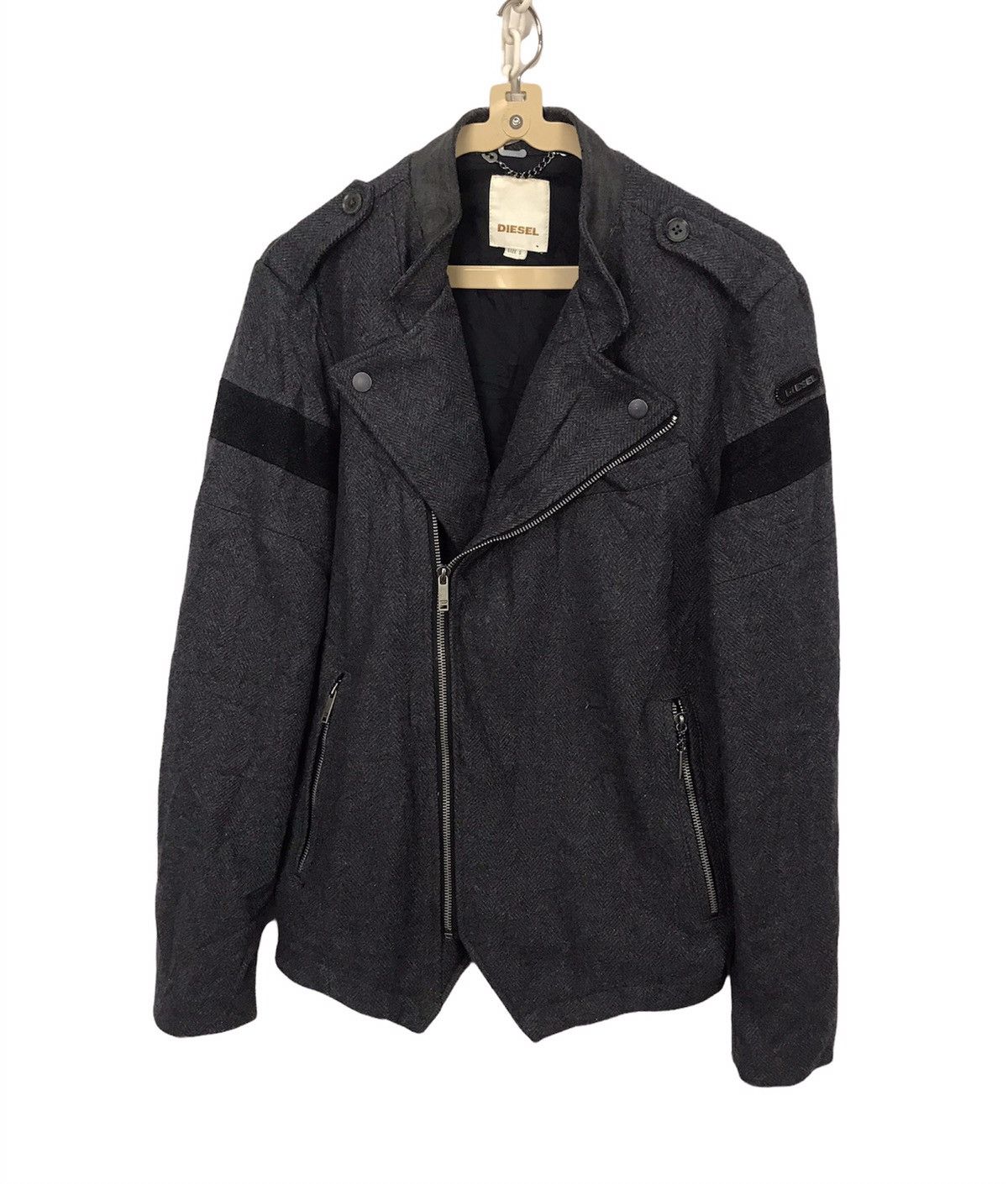 Diesel Diesel double collar wool zipper jacket Size US S / EU 44-46 / 1 - 1 Thumbnail