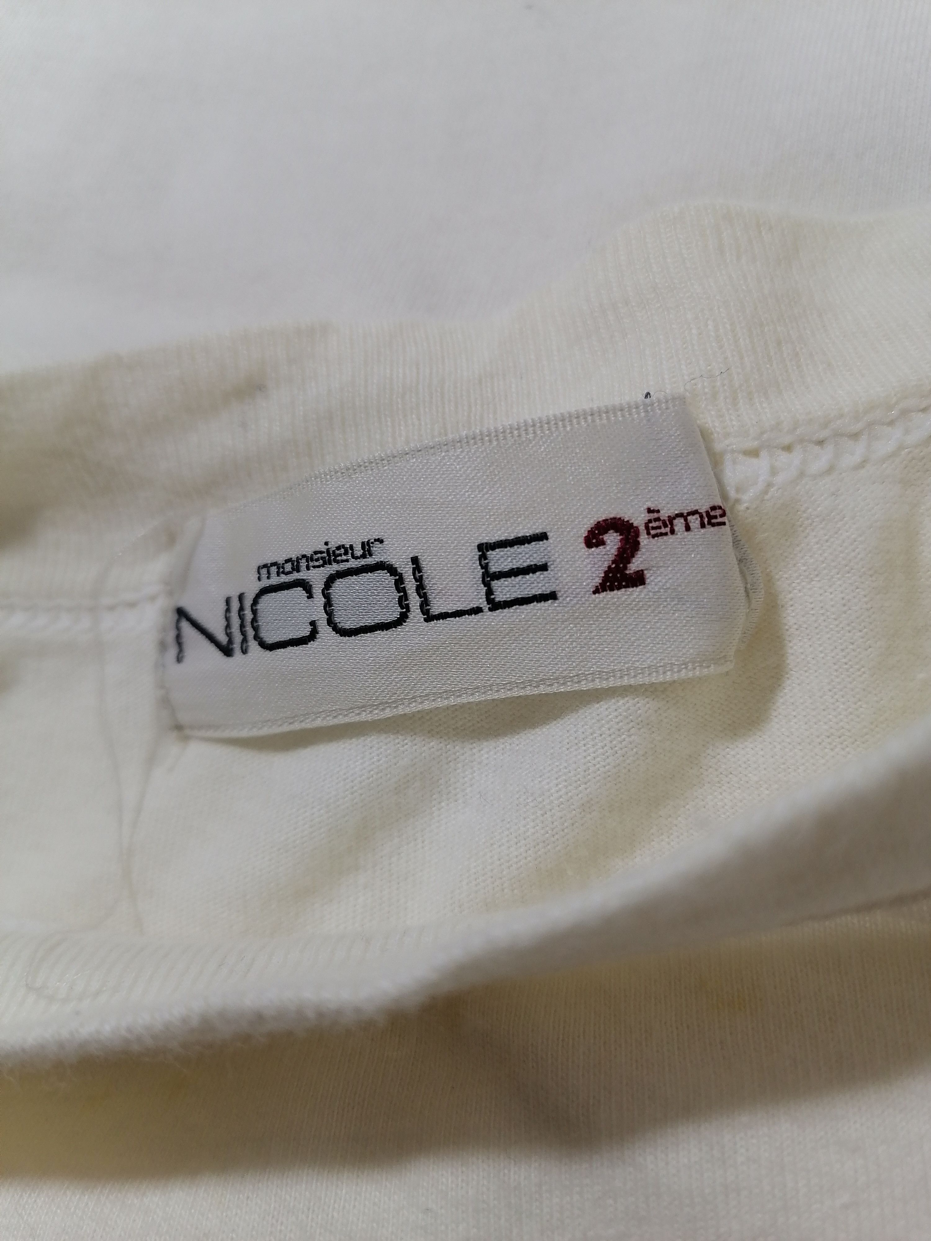 Japanese Brand Monsieur Nicole Nice Design Tee Size US L / EU 52-54 / 3 - 4 Thumbnail