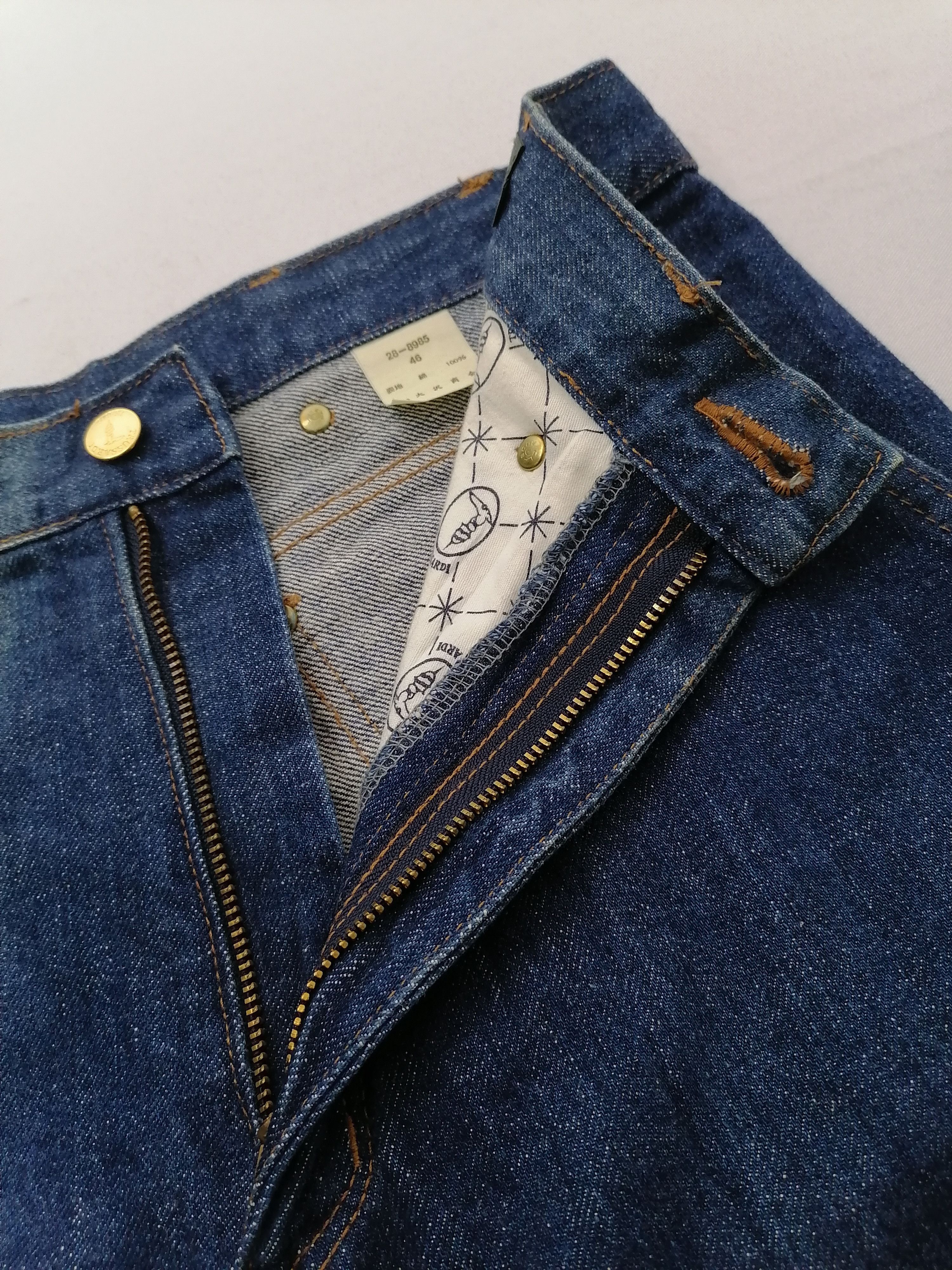 Trussardi × Vintage Trussardi Embroidered Denim Jeans Size US 30 / EU 46 - 4 Thumbnail