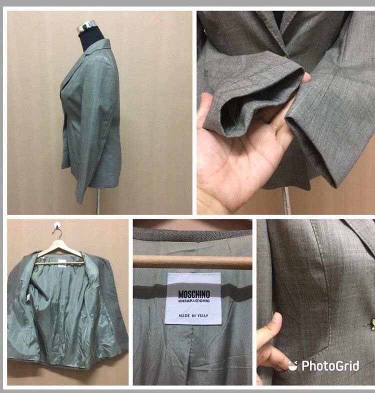 Moschino MOSCHINO CHEAP AND CHIC BLAZER/COAT Size S / US 4 / IT 40 - 3 Thumbnail