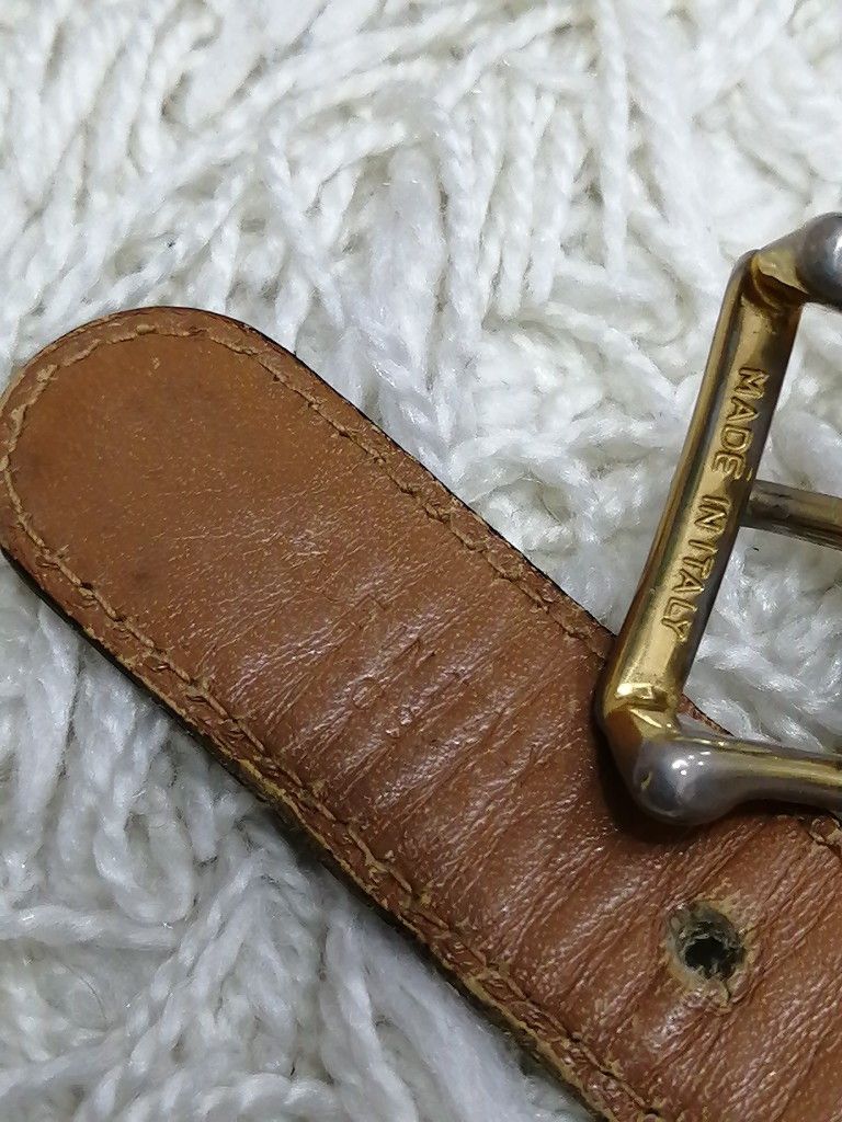 Celine × Vintage Vintage Celine Monogram Leather Belt Made in Italy Size ONE SIZE - 14 Thumbnail