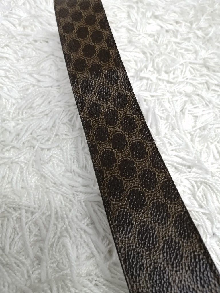 Celine × Vintage Vintage Celine Monogram Leather Belt Made in Italy Size ONE SIZE - 8 Thumbnail