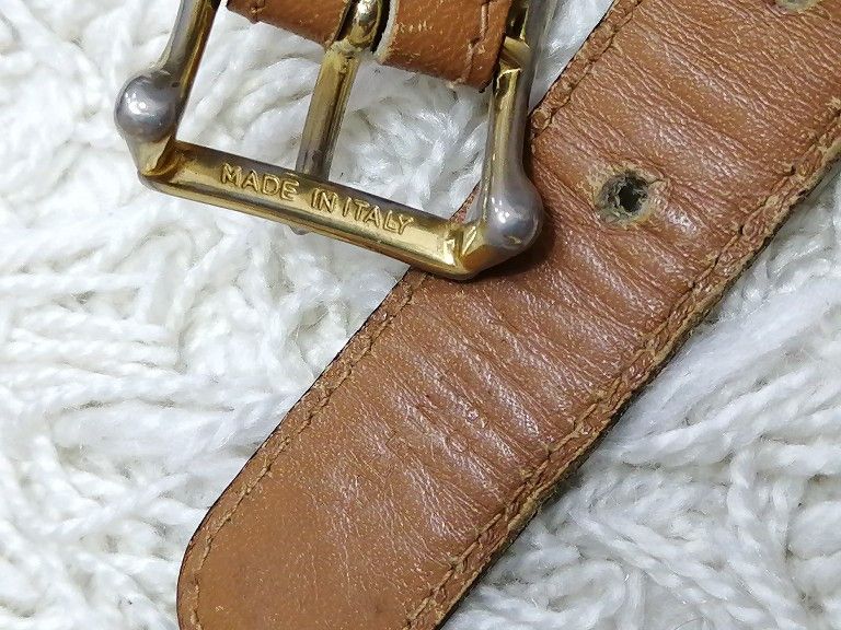Celine × Vintage Vintage Celine Monogram Leather Belt Made in Italy Size ONE SIZE - 12 Thumbnail