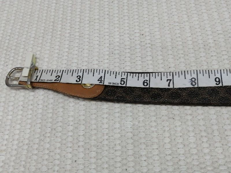 Celine × Vintage Vintage Celine Monogram Leather Belt Made in Italy Size ONE SIZE - 17 Thumbnail
