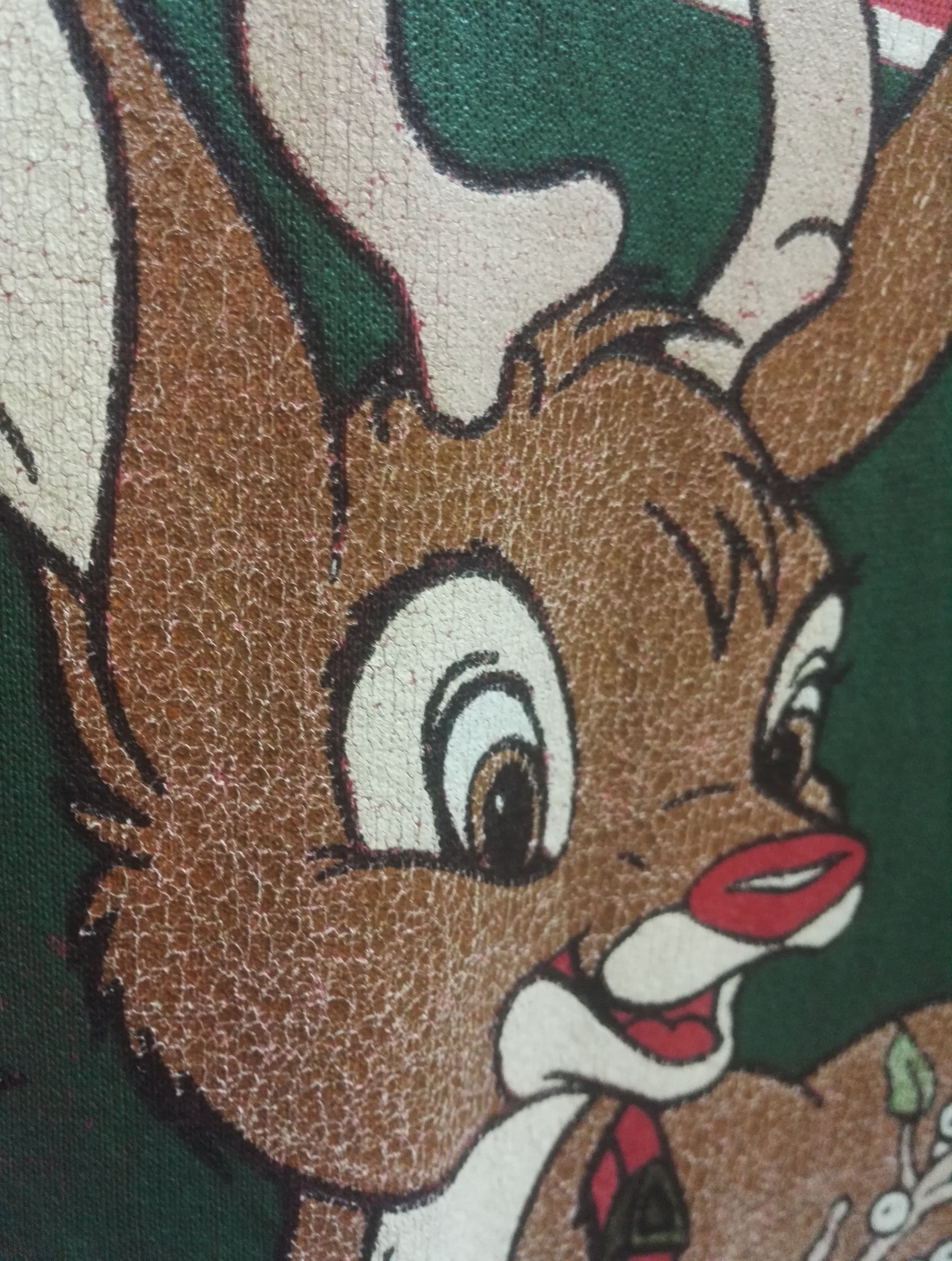 Japanese Brand Vintage Hanes Rudolph The Red Nosed Crewneck Size US XL / EU 56 / 4 - 3 Thumbnail