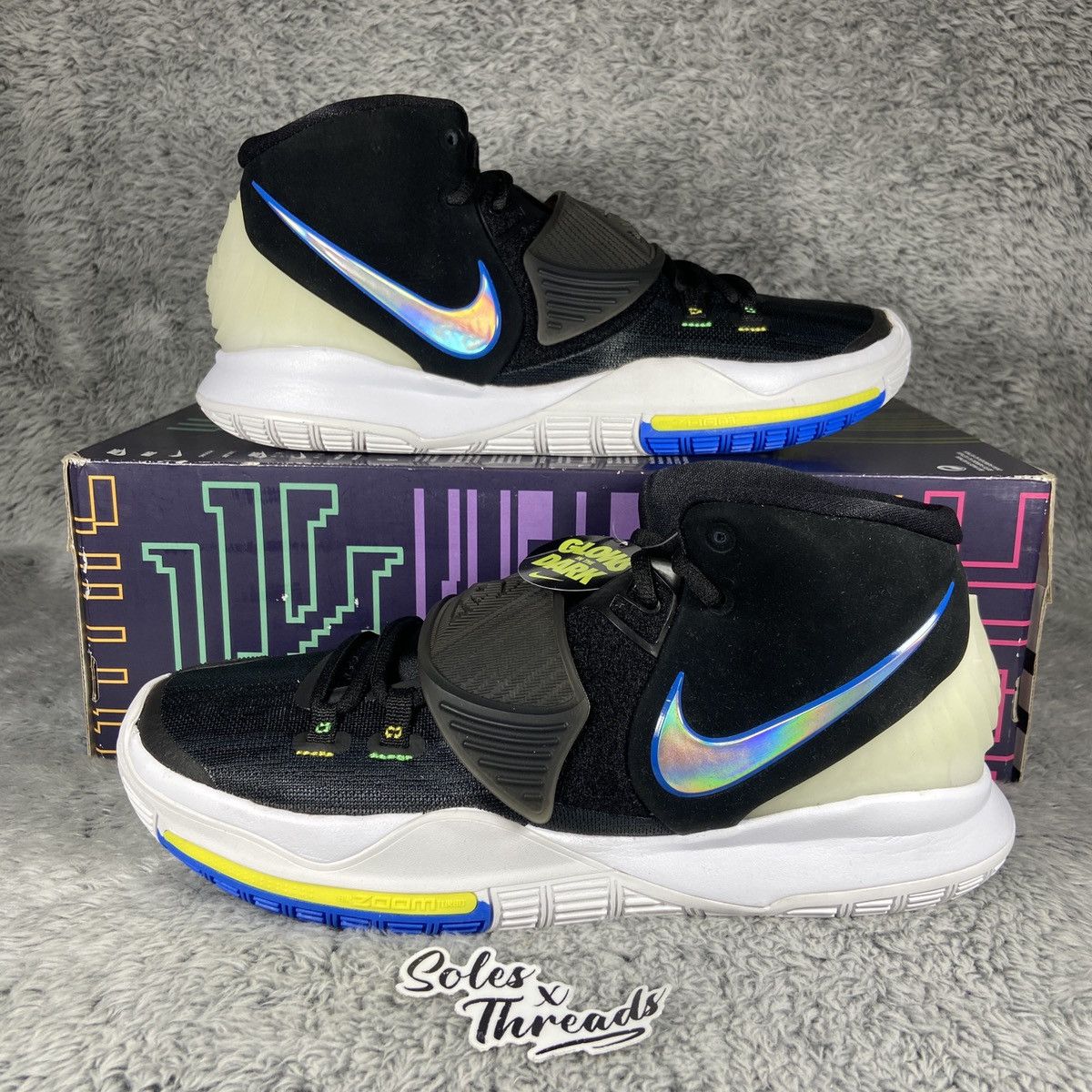 image of Nike Kyrie 6 Vi 'shutter Shades' Men's Basketball Size 11 Shoes in Black