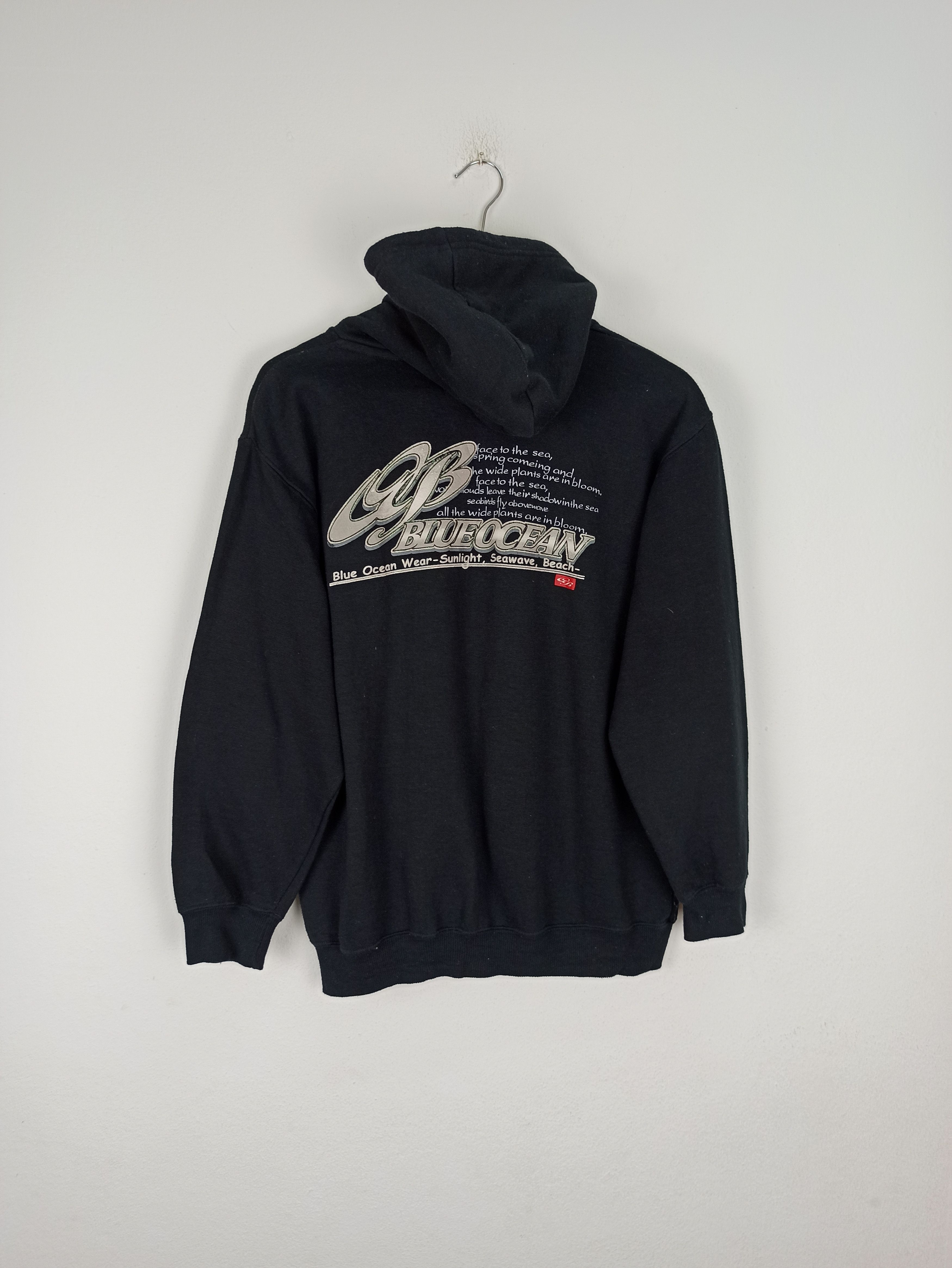 Vintage Blue Ocean Hoodie Sweatshirt Big Logo Medium Size (c47) Size US M / EU 48-50 / 2 - 1 Thumbnail