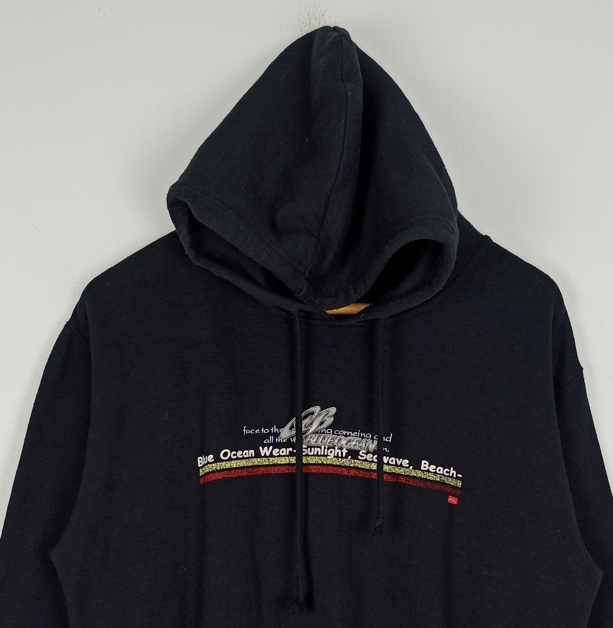 Vintage Blue Ocean Hoodie Sweatshirt Big Logo Medium Size (c47) Size US M / EU 48-50 / 2 - 4 Thumbnail