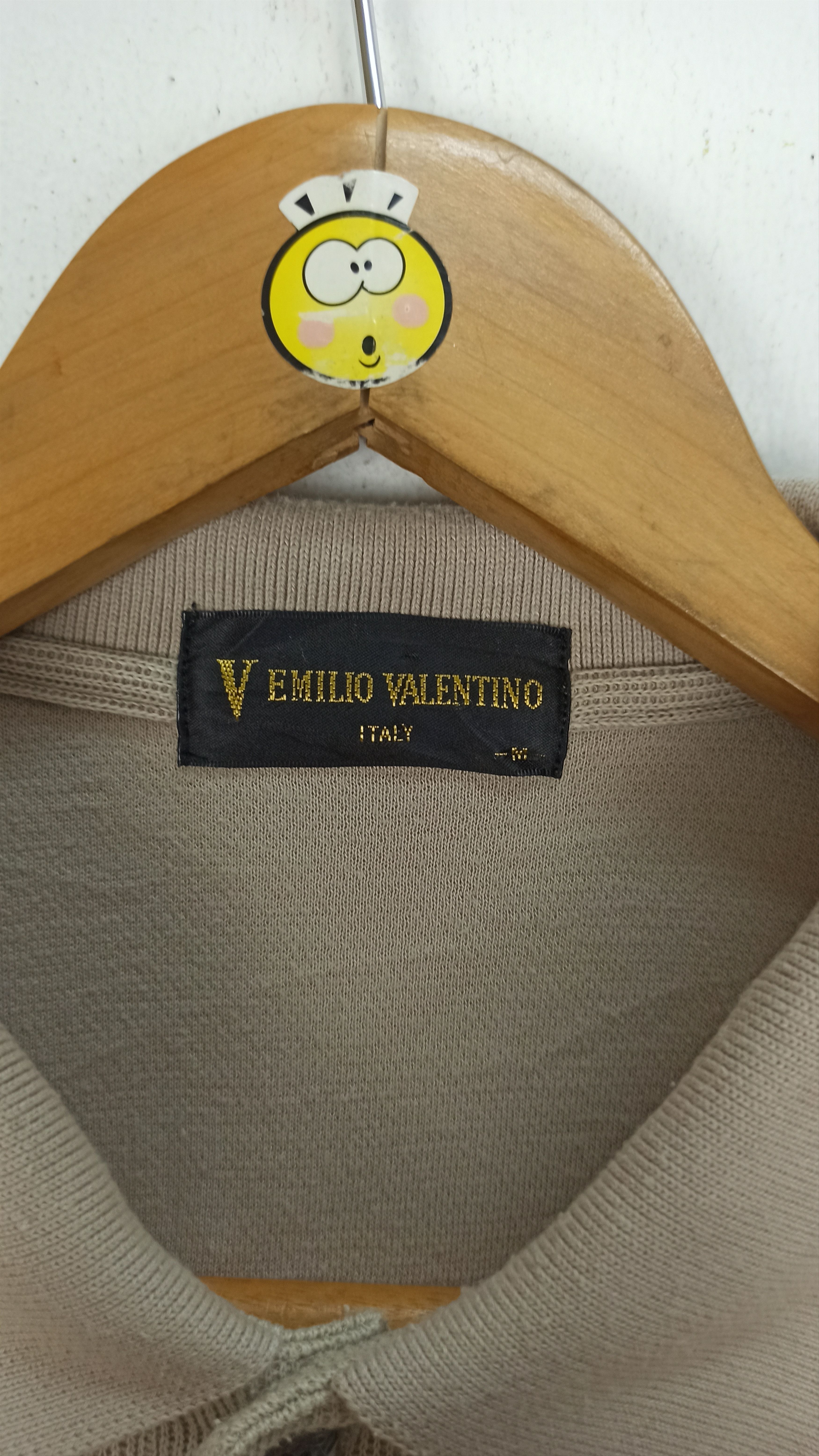 Valentino Rare🔥 Emilio Valentino Italy ups button Embroidered Logo Size US M / EU 48-50 / 2 - 5 Thumbnail