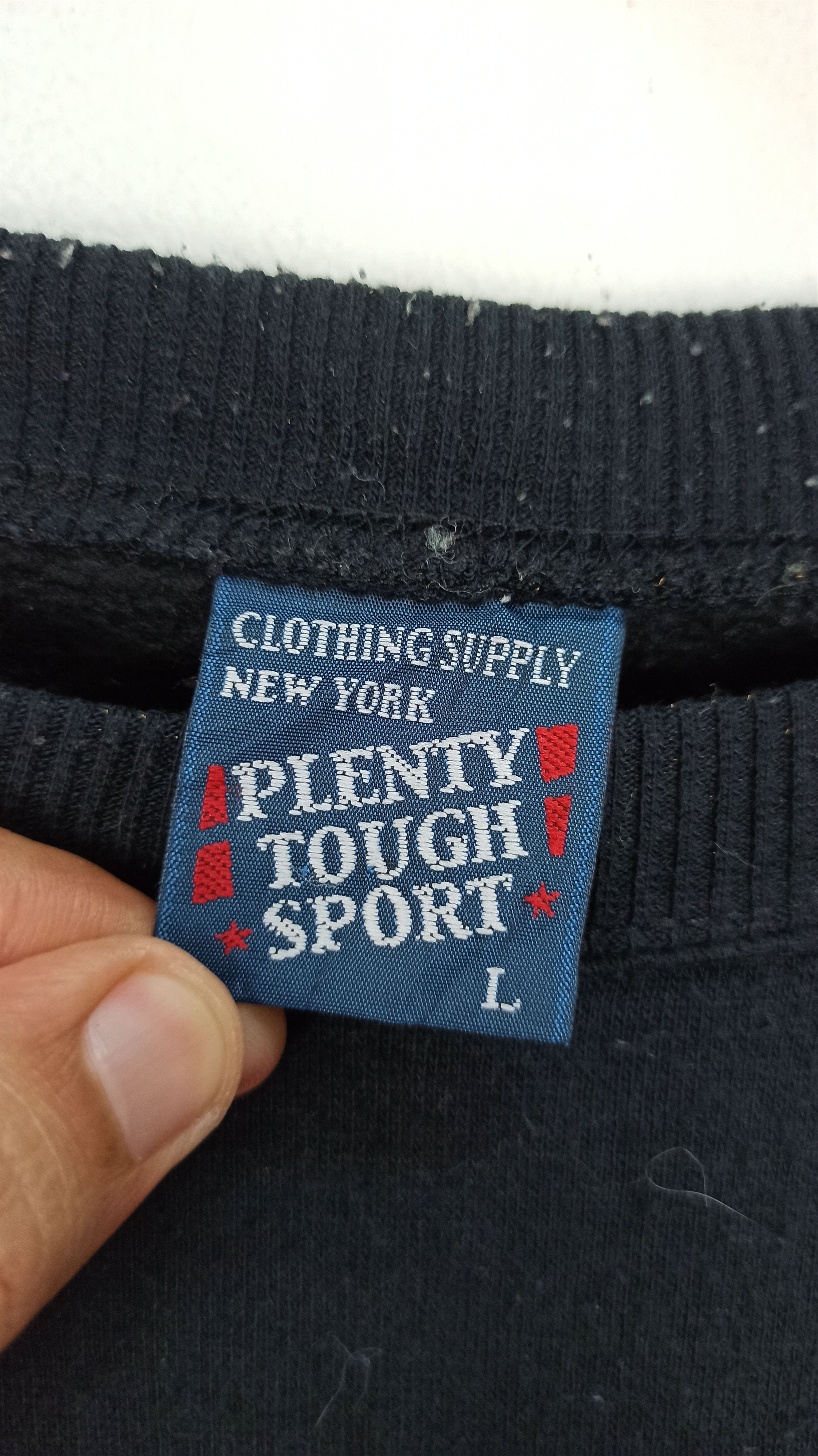 Vintage Plenty tough sports big logo pullover sweatshirt Size US L / EU 52-54 / 3 - 5 Thumbnail
