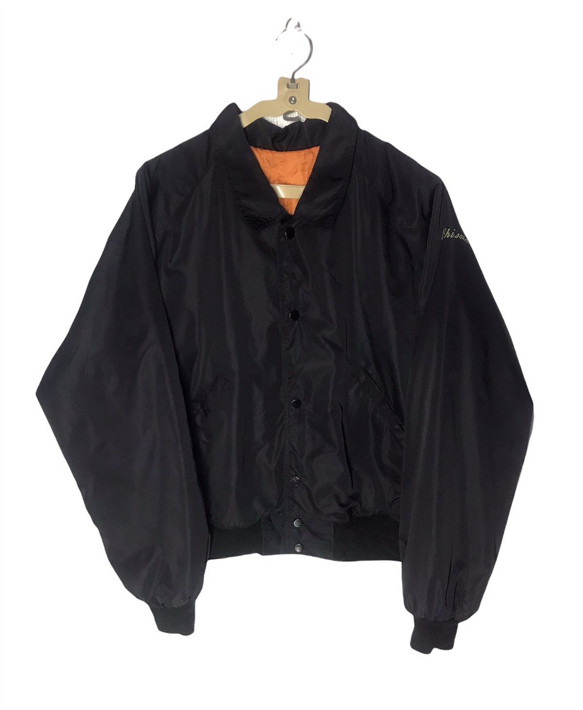 Japanese Brand Japanese brand embroidered logo bomber snap button jacket Size US M / EU 48-50 / 2 - 1 Thumbnail