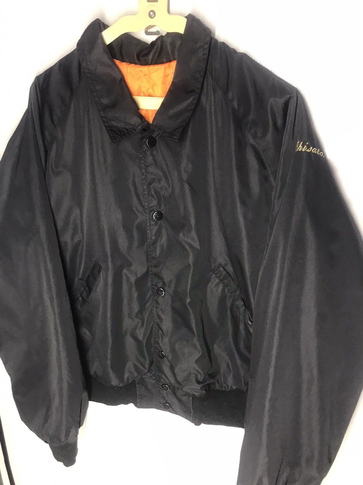 Japanese Brand Japanese brand embroidered logo bomber snap button jacket Size US M / EU 48-50 / 2 - 4 Thumbnail
