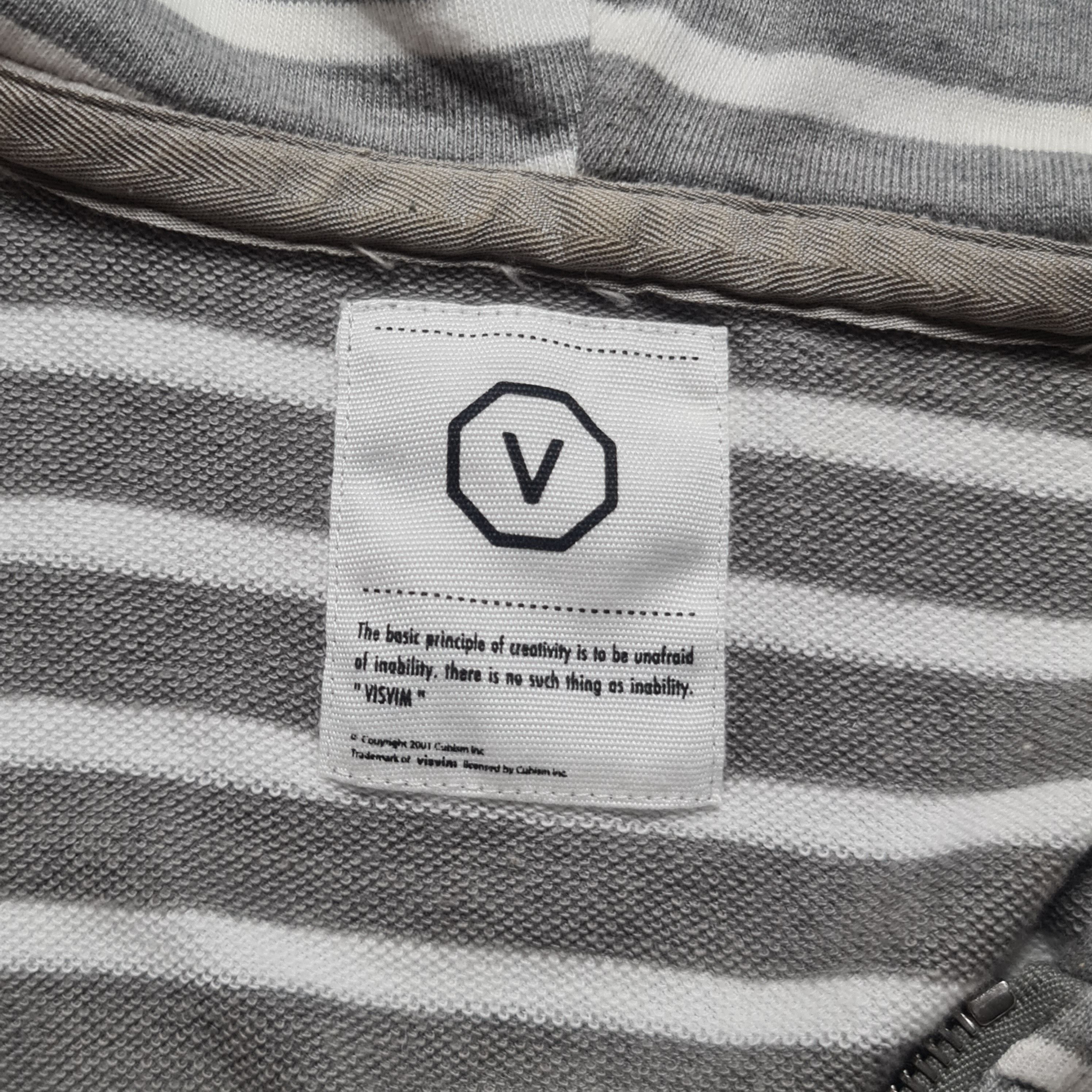 Visvim Visvim - SS06 JV Stripe Hoodie F. Z. (Luxsic) Size US S / EU 44-46 / 1 - 7 Thumbnail
