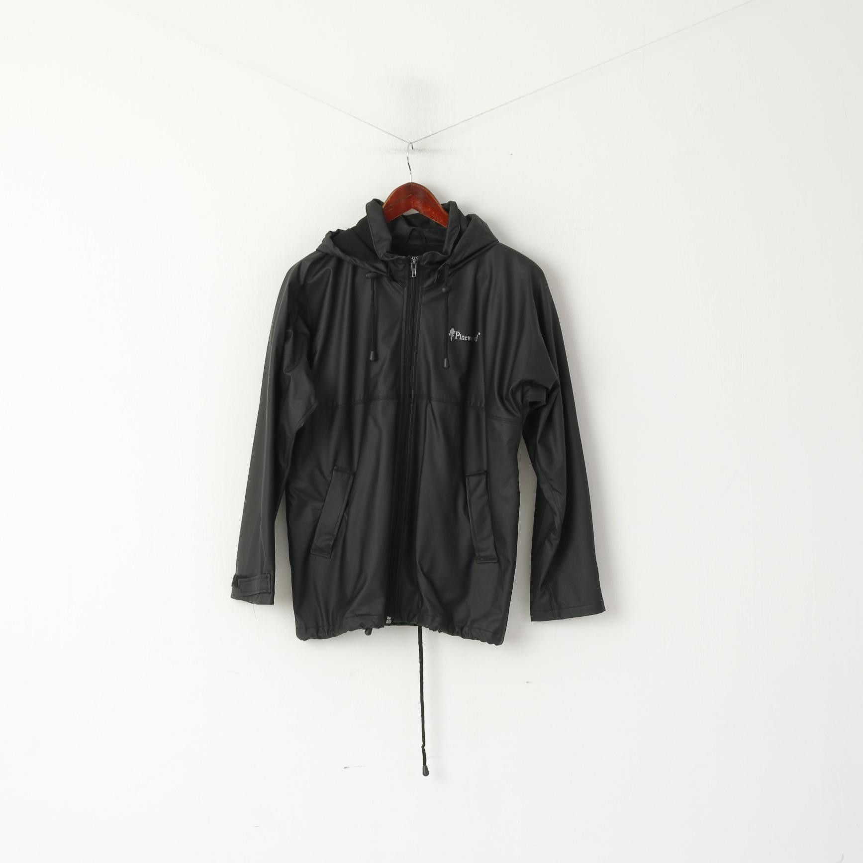 Vintage Pinewood Men 176 XS Jacket Black Outdoor Hood 0436 Size US XS / EU 42 / 0 - 1 Thumbnail