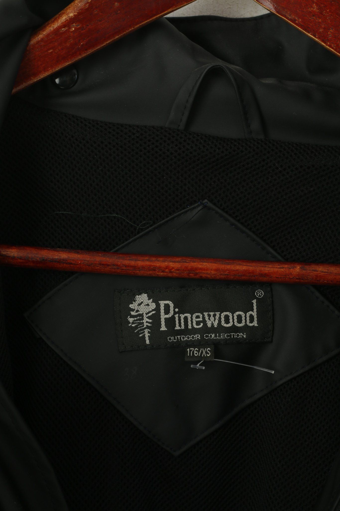 Vintage Pinewood Men 176 XS Jacket Black Outdoor Hood 0436 Size US XS / EU 42 / 0 - 3 Thumbnail