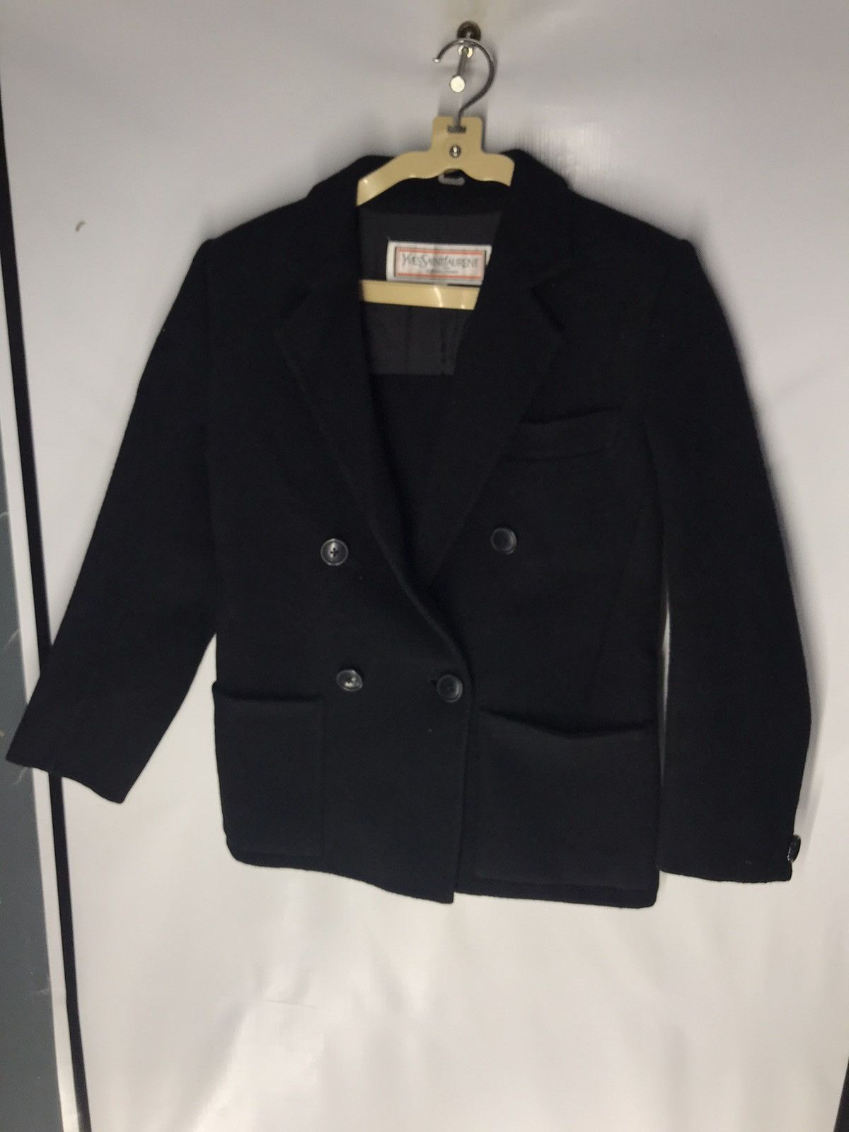 Designer × Yves Saint Laurent Yves saint Laurent wool coat jacket woman Size S / US 4 / IT 40 - 6 Thumbnail