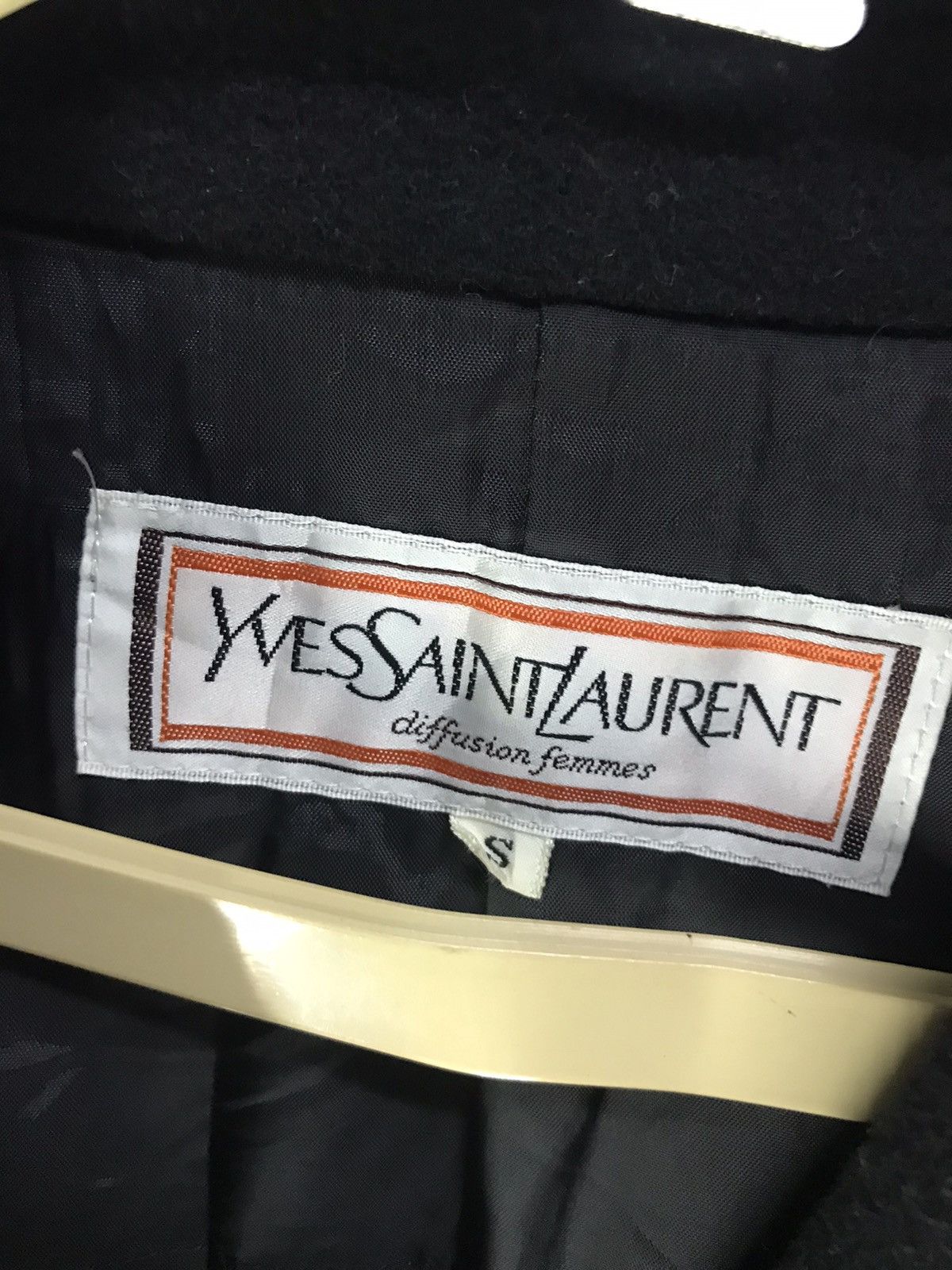 Designer × Yves Saint Laurent Yves saint Laurent wool coat jacket woman Size S / US 4 / IT 40 - 3 Thumbnail