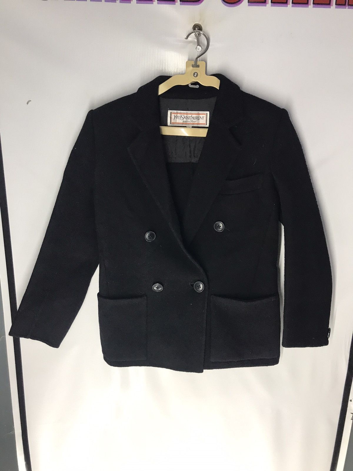 Designer × Yves Saint Laurent Yves saint Laurent wool coat jacket woman Size S / US 4 / IT 40 - 7 Thumbnail