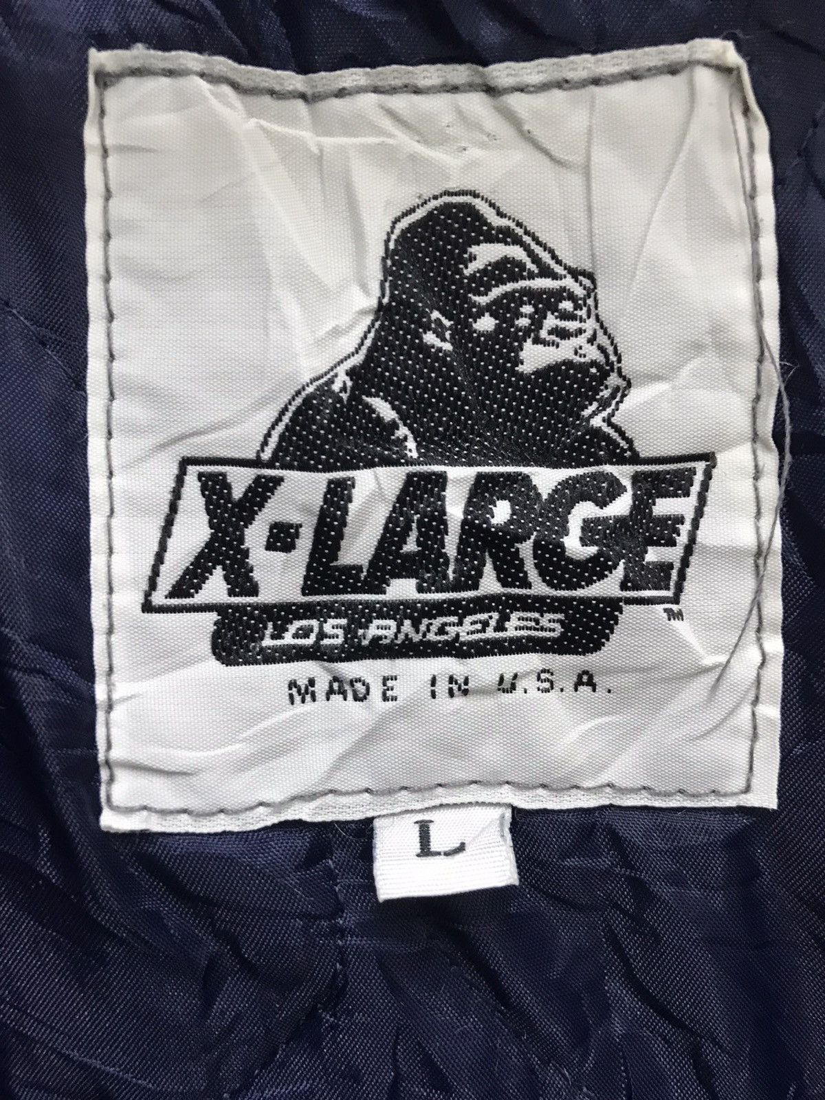 Xlarge X-LARGE Wool / Quilted Varsity Jacket Made In Usa Size US L / EU 52-54 / 3 - 7 Thumbnail