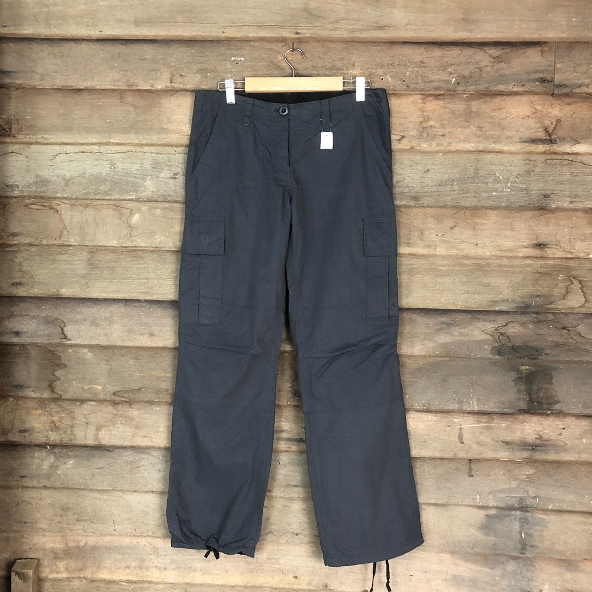 Japanese Brand DLL United Arrows Black Cargo Multipocket Pants #1523 Size US 30 / EU 46 - 1 Thumbnail