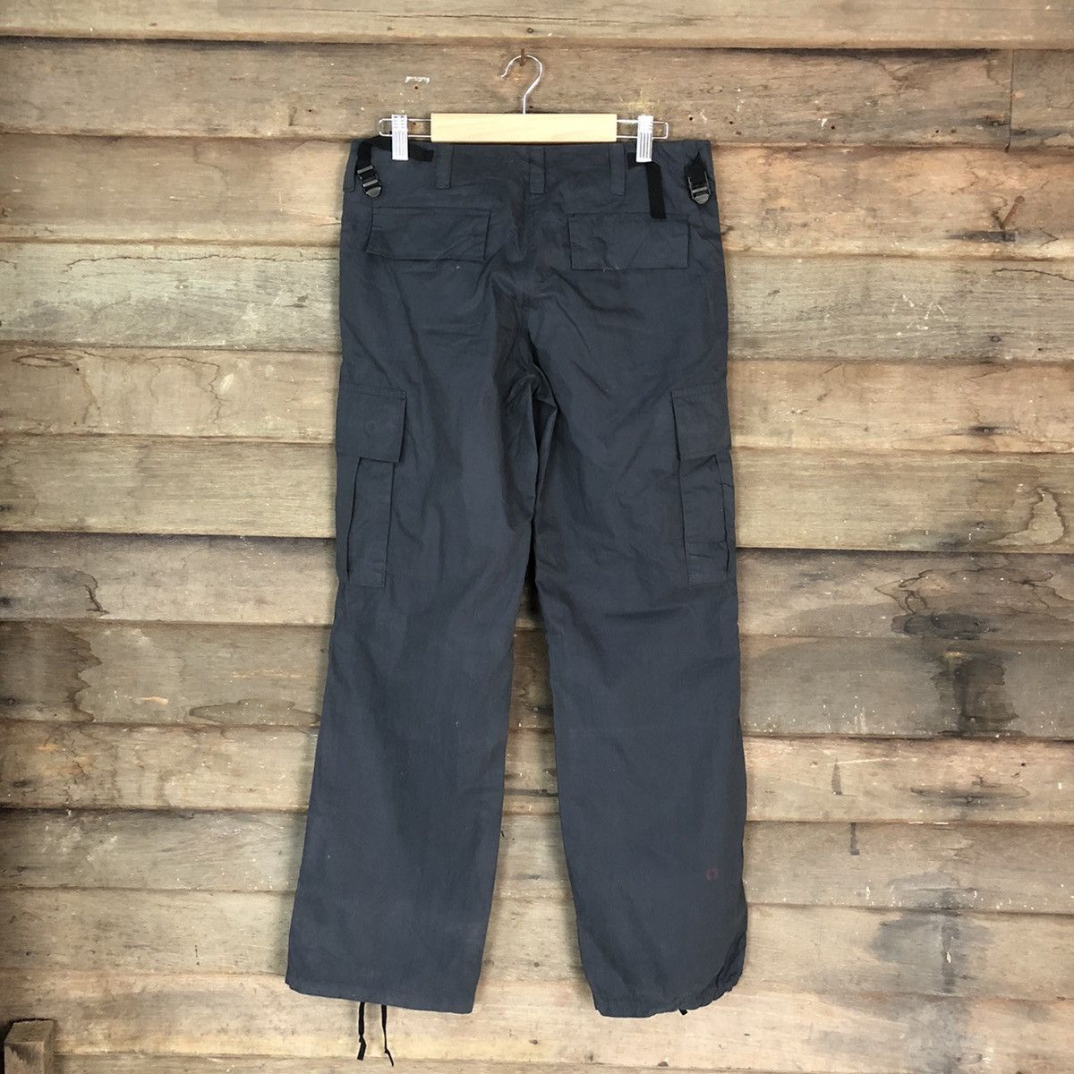 Japanese Brand DLL United Arrows Black Cargo Multipocket Pants #1523 Size US 30 / EU 46 - 9 Thumbnail