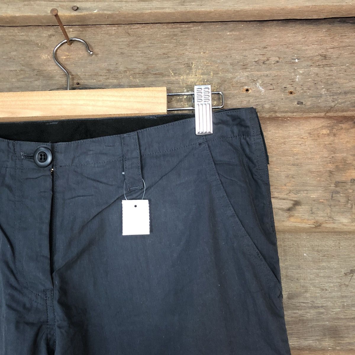 Japanese Brand DLL United Arrows Black Cargo Multipocket Pants #1523 Size US 30 / EU 46 - 7 Thumbnail