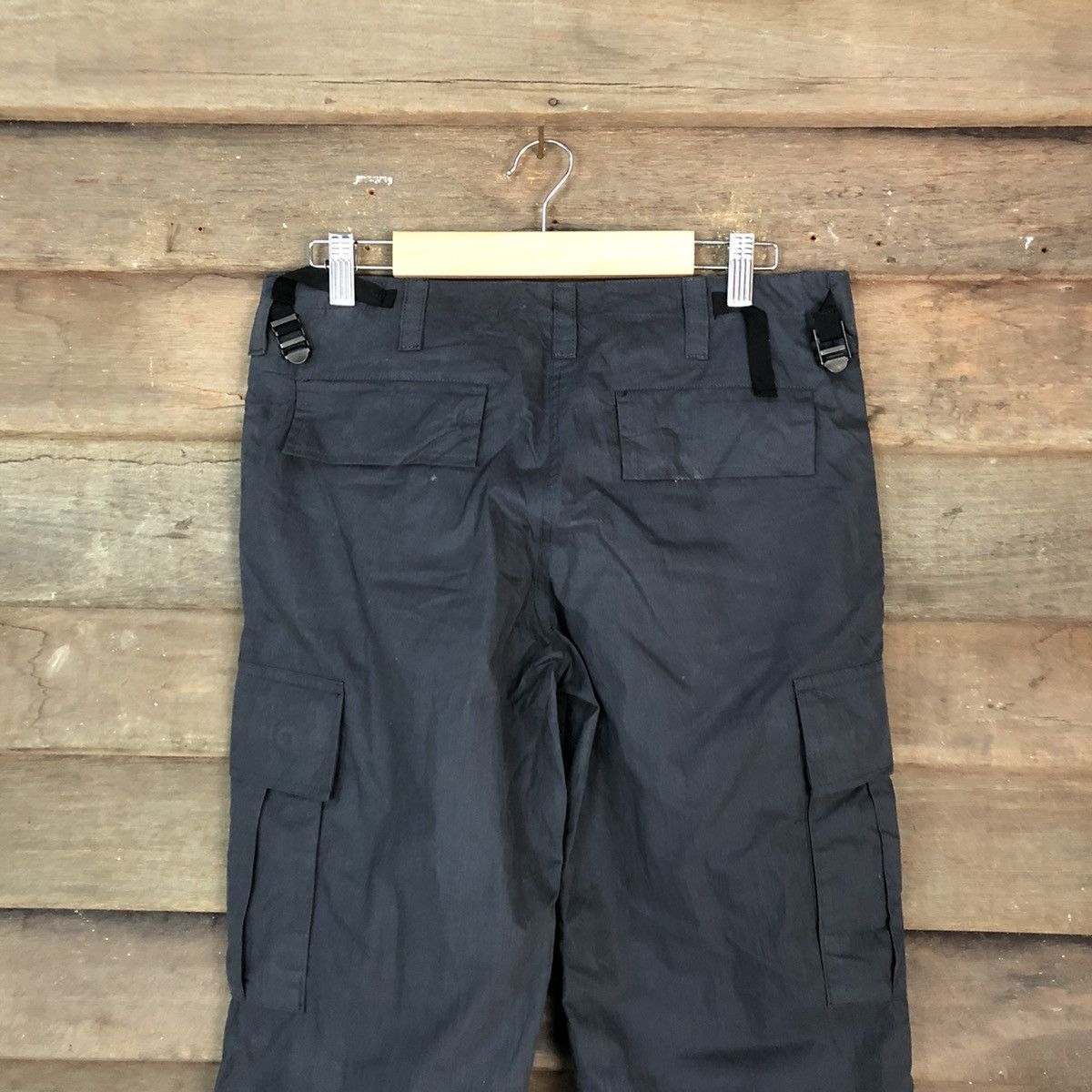 Japanese Brand DLL United Arrows Black Cargo Multipocket Pants #1523 Size US 30 / EU 46 - 10 Thumbnail