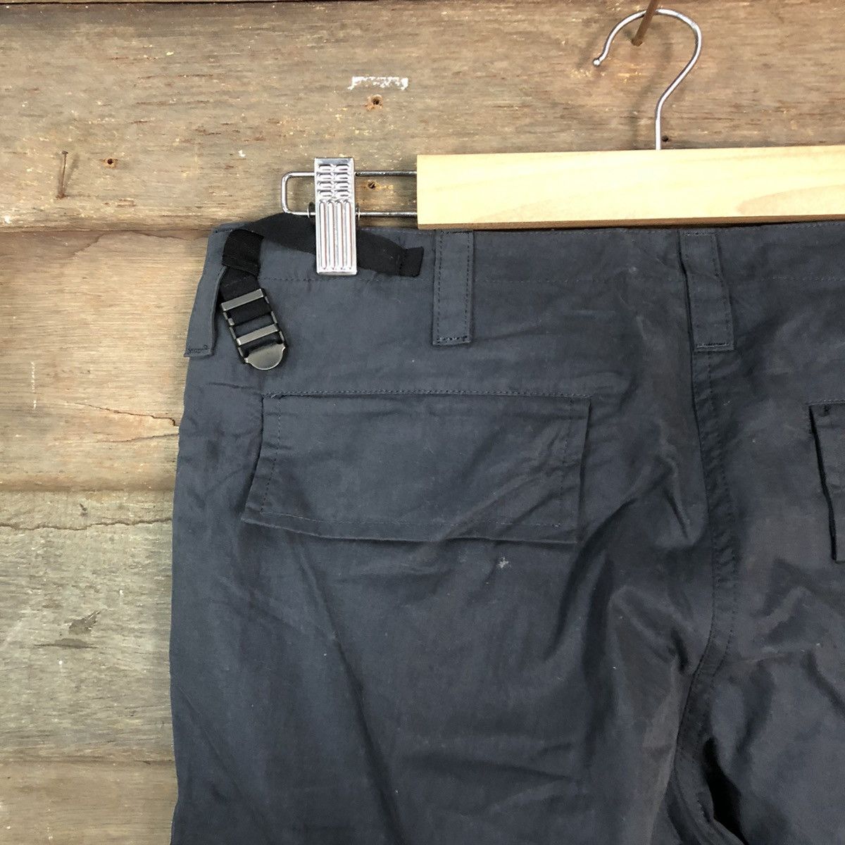 Japanese Brand DLL United Arrows Black Cargo Multipocket Pants #1523 Size US 30 / EU 46 - 12 Thumbnail