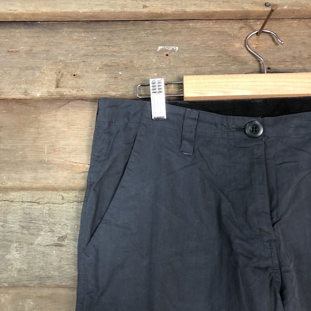 Japanese Brand DLL United Arrows Black Cargo Multipocket Pants #1523 Size US 30 / EU 46 - 6 Thumbnail