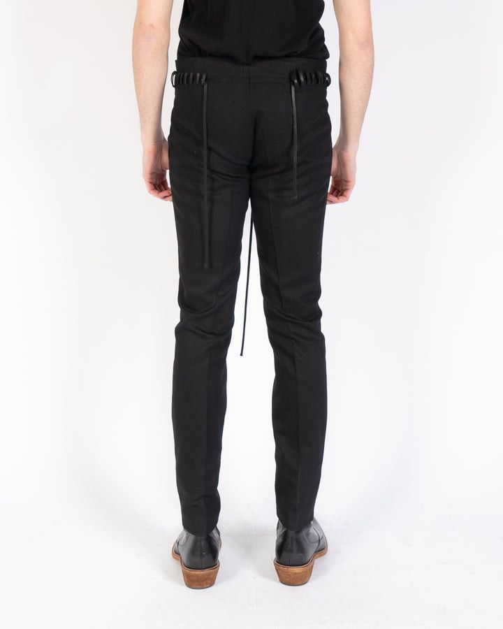 Haider Ackermann FW16 Black Laced Trousers Size US 32 / EU 48 - 4 Thumbnail