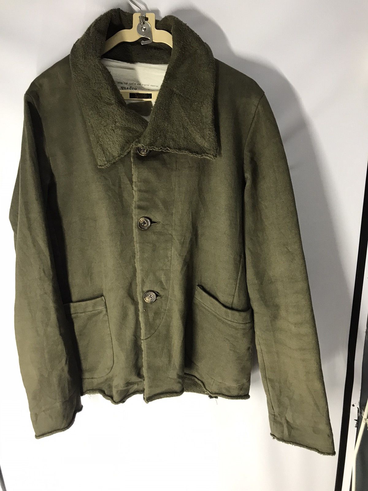 Japanese Brand Quadro coat jacket button up Size US M / EU 48-50 / 2 - 3 Thumbnail