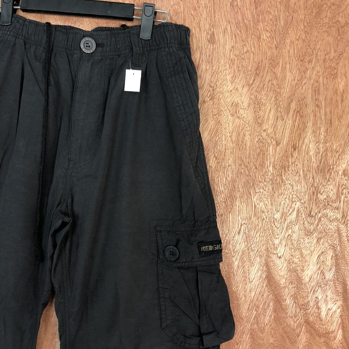 Japanese Brand DL RedSkin Black Multipocket Cargo Pants #1925 Size US 32 / EU 48 - 4 Thumbnail